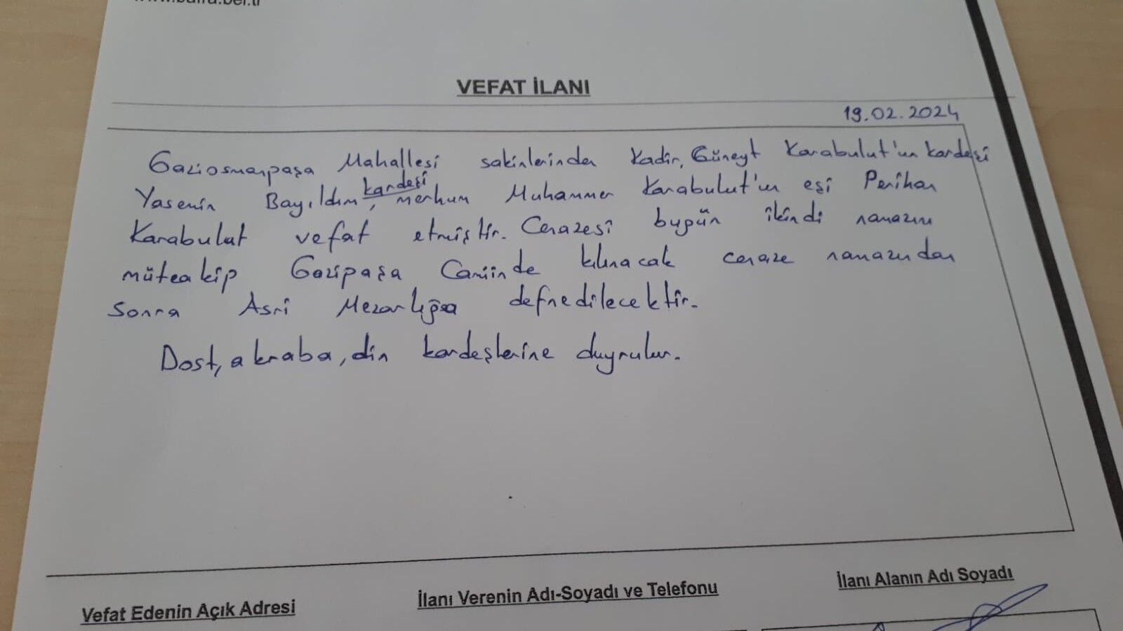 Vefat-60