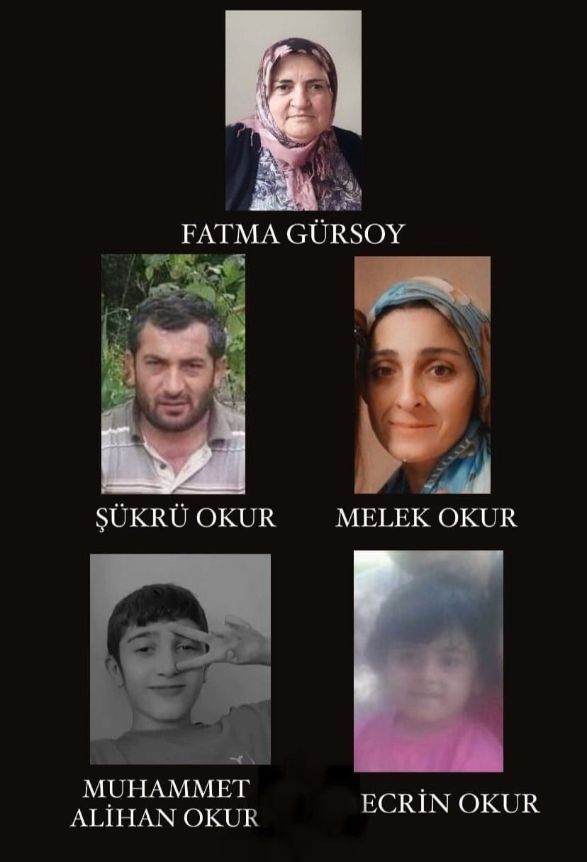 İstanbul'da Kazada Ölen 5 Kişilik Aile Samsun'da Toprağa Verildi-1