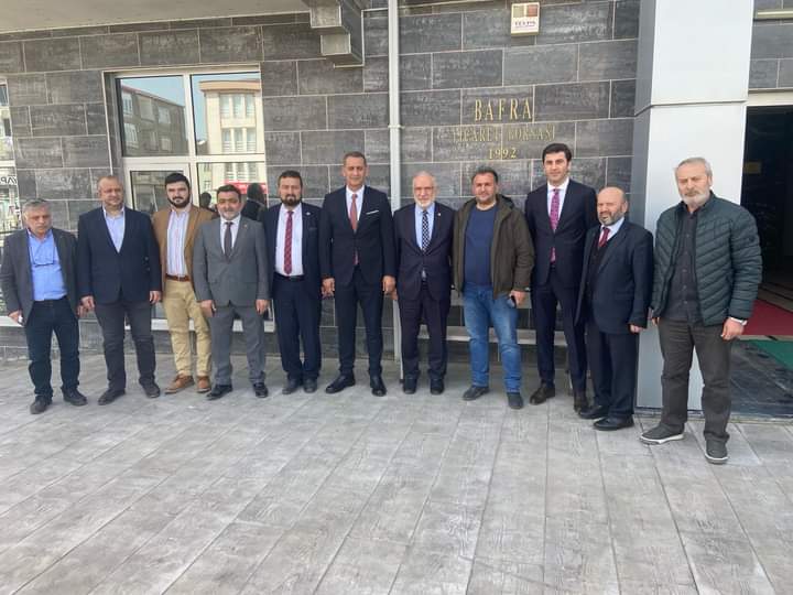 Saadet Partisi Teşkilatından Bafra Borsa'ya Ziyaret (2)
