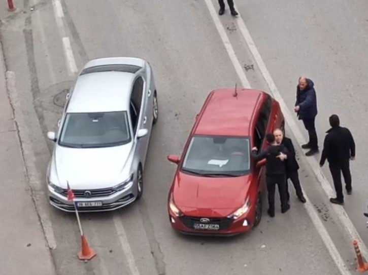 Samsun'da Trafikteki Tartışmada ’Sağduyu’ Kazandı1