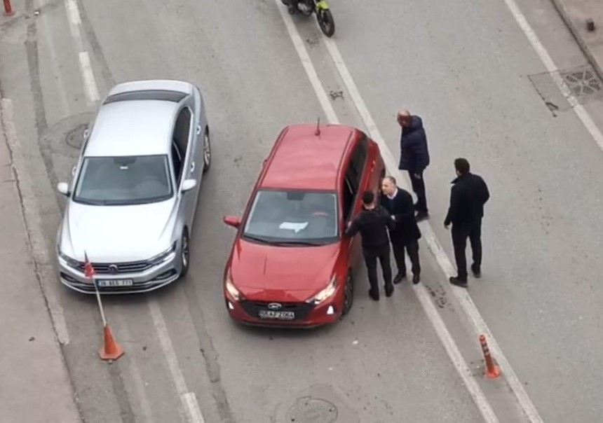 Samsun'da Trafikteki Tartışmada ’Sağduyu’ Kazandı2