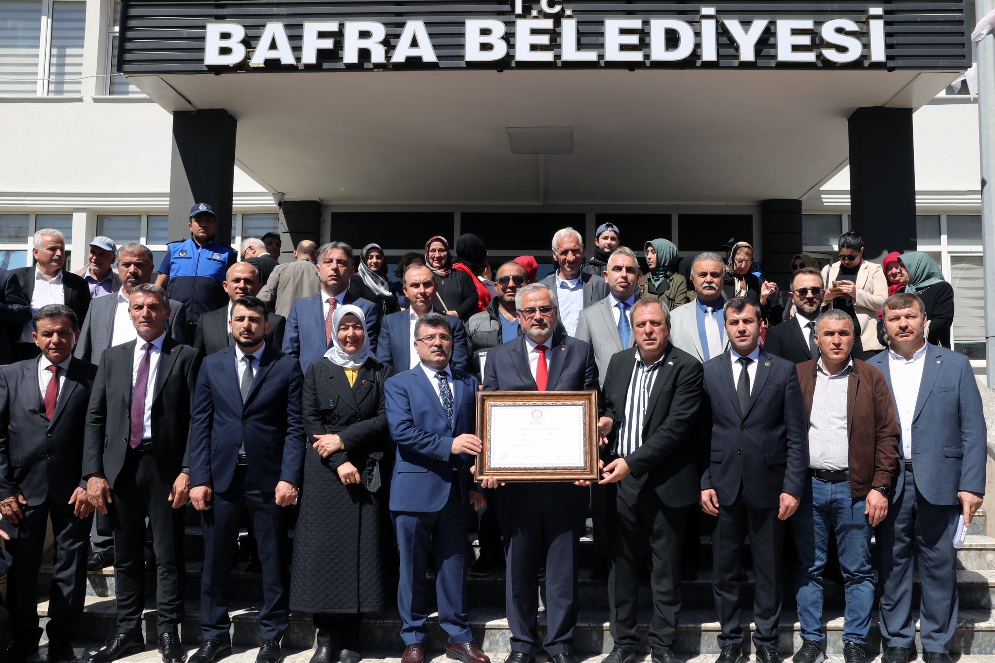 Bafra Belediye Başkanı Hamit Kılıç Mazbatasını Aldı (12)