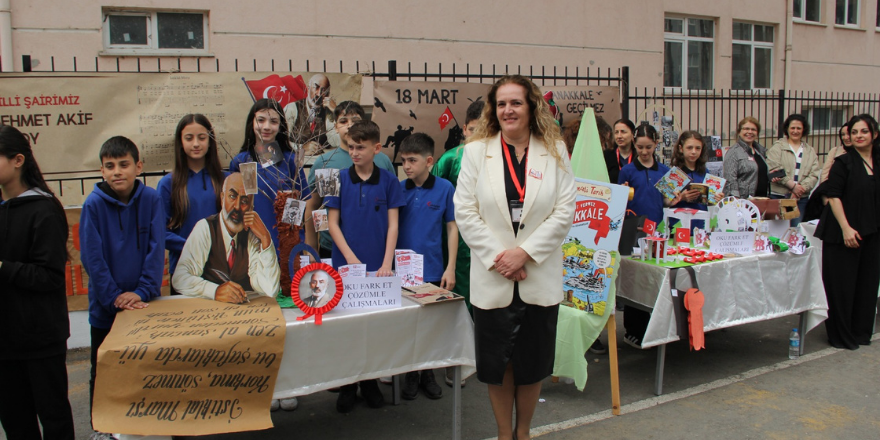 Bafra Cumhuriyet Ortaokulu'nda ''Okusam Projesi Yıl Sonu Kitap Şenliği'' (8)