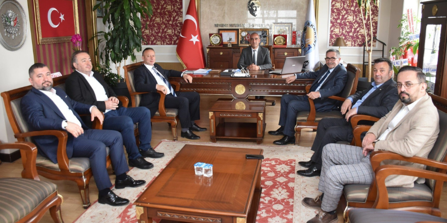 Bafra Tso Başkanı Kocabaş’tan Başkan Aydoğdu Ve Başkan Özdemir'e Hayırlı Olsun Ziyareti (3)
