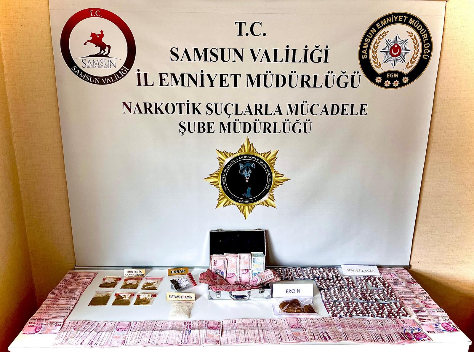 Samsun'da Özel Harekat Destekli Uyuşturucu Operasyonu (1)