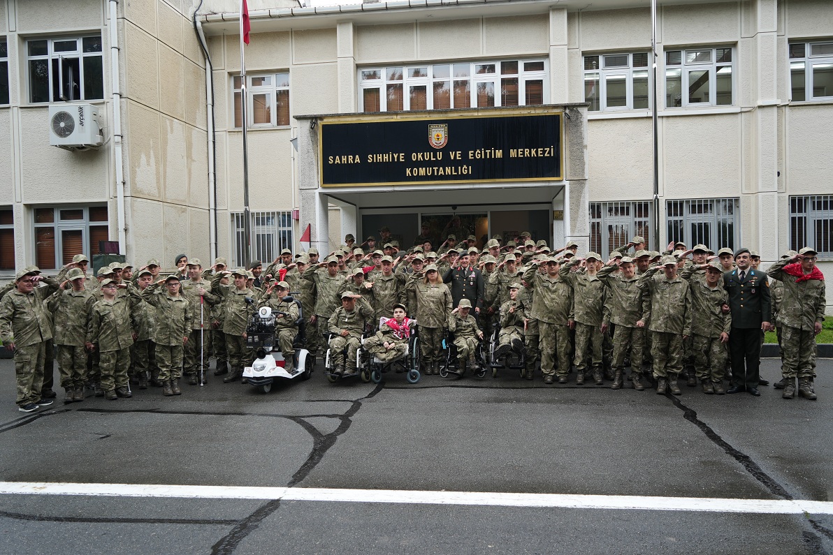Samsun'da 105 Engelli Vatandaşın Asker Olma Hayali Gerçek Oldu (5)