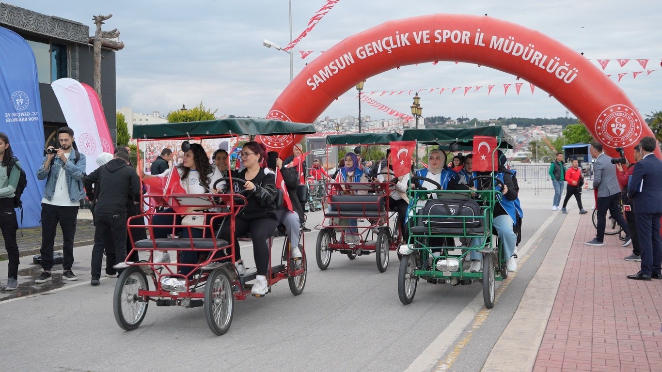 Samsun'da 19 Mayıs Bisiklet Turu (3)