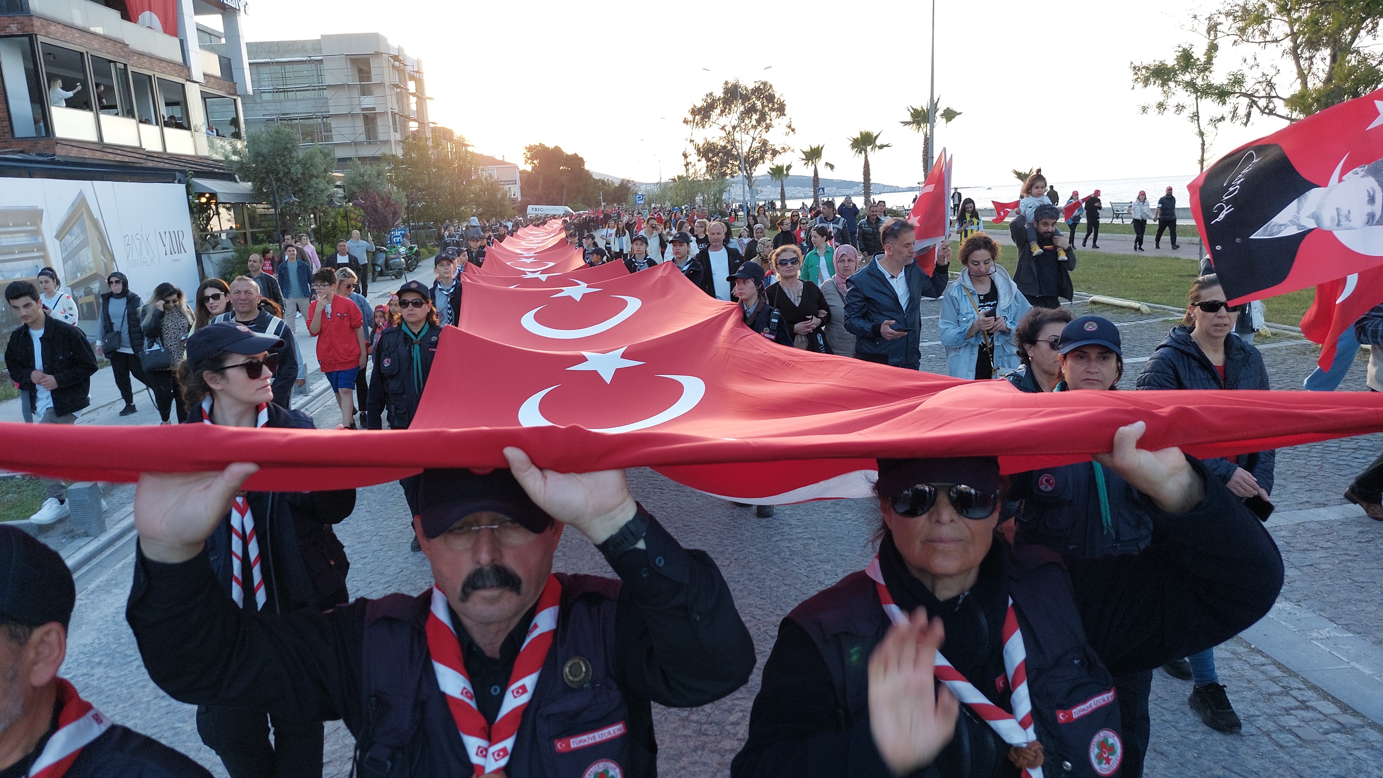 Samsun’da 1919 Metrelik Dev Bayrakla Yürüyüş (3)
