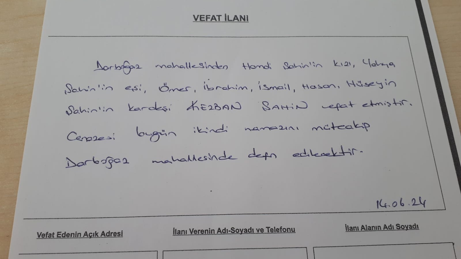 Bafra Vefat Ilan Habe (4)