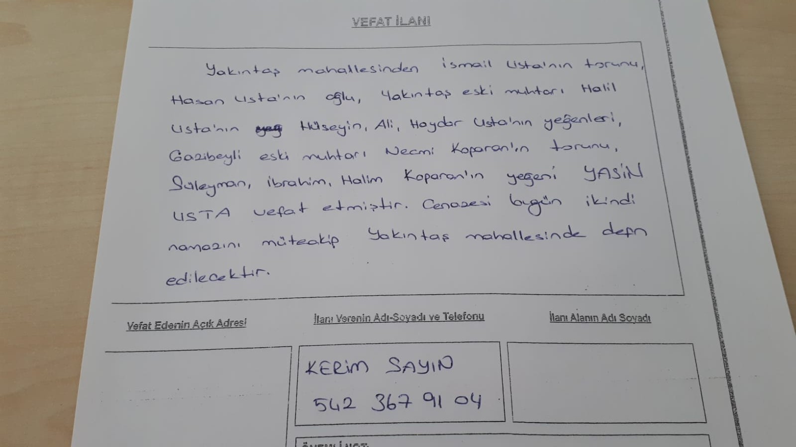 Vefat Bafra Ilan (5)