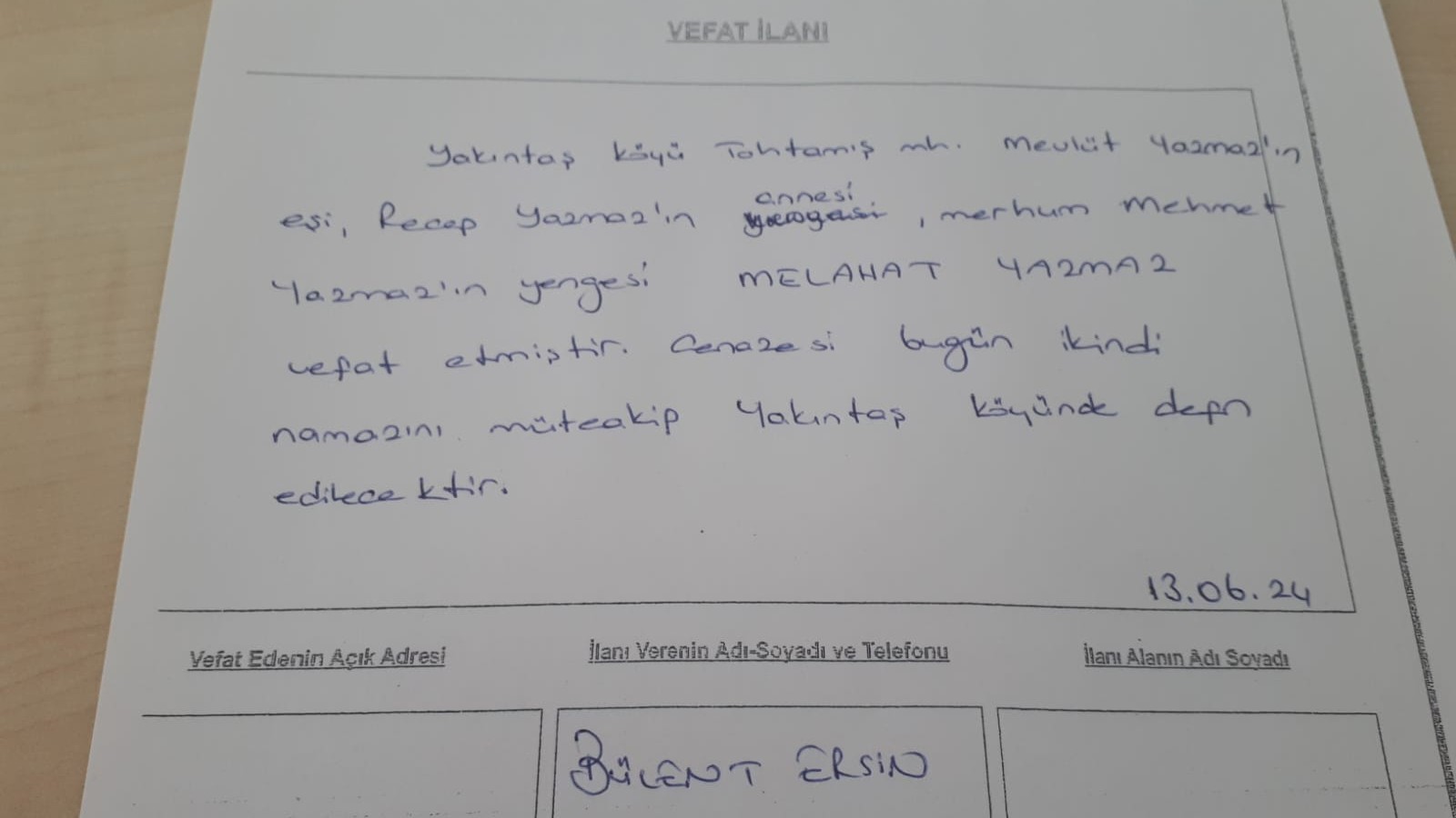 Vefat Bafra Ilann (4)