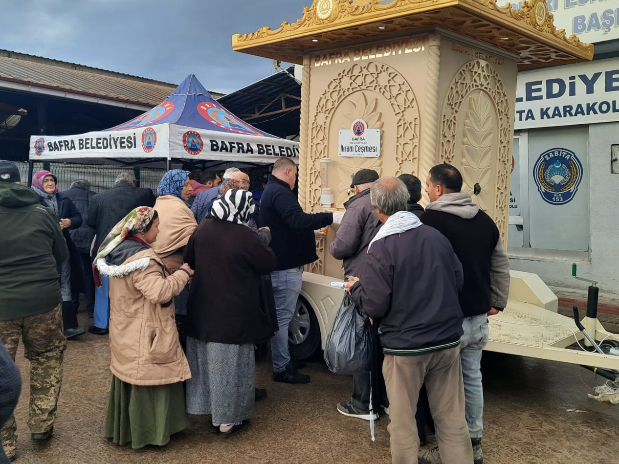 Bafra Beledi̇yesi̇ Yüreklere Dokunmaya Devam Edi̇yor (2)-1