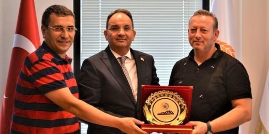 Kaymakam Ertürkmen’den Bafra Tso Başkanı Kocabaş'a Veda Ziyareti
