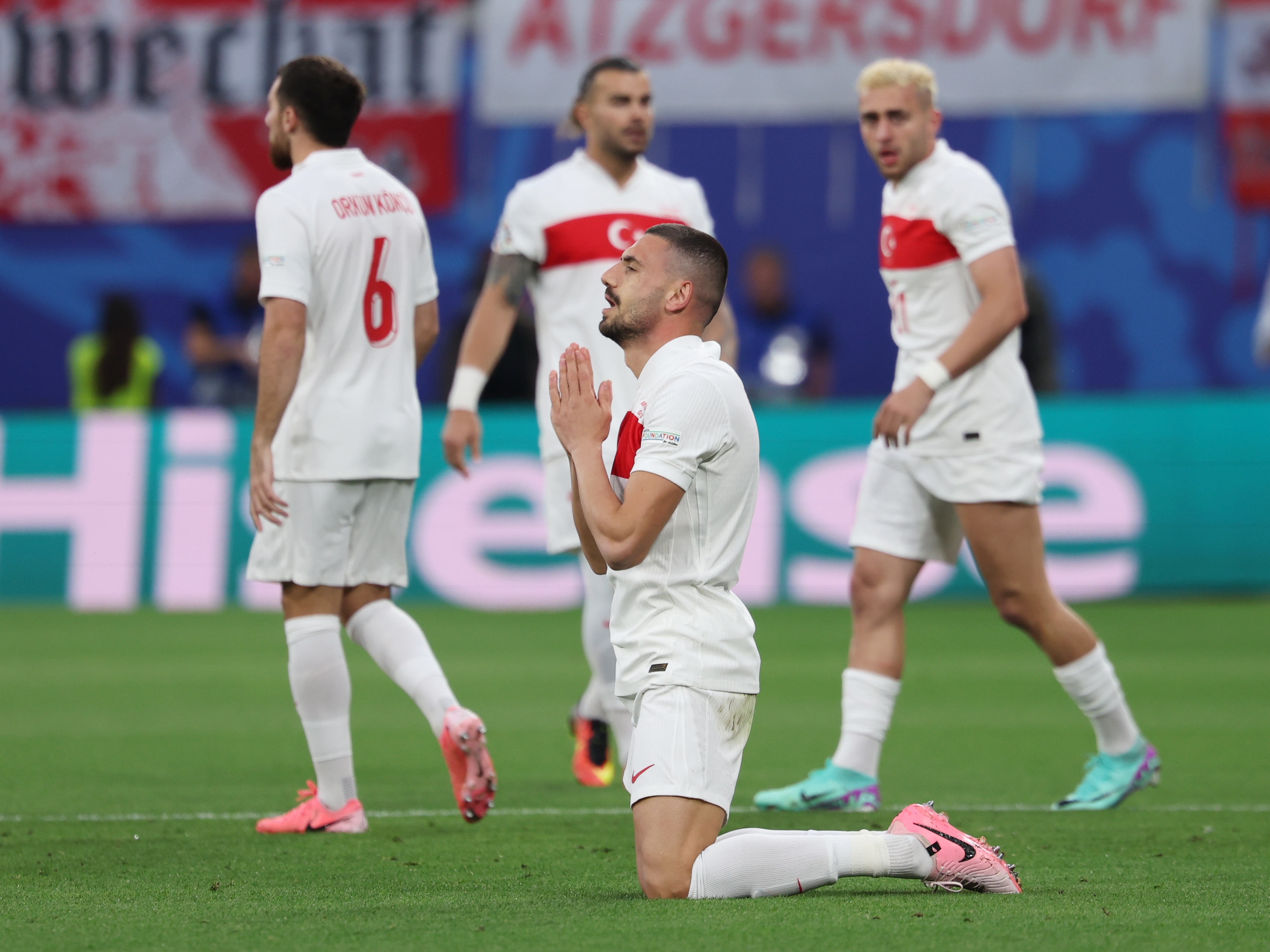 Milli Takım Çeyrek Finalde! Merih'in Golleri Turu Getirdi (6)