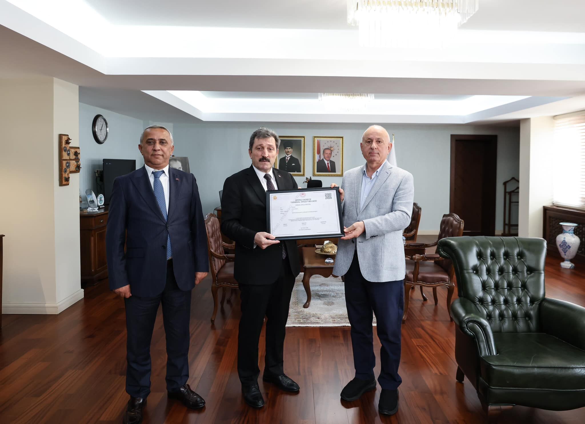 Birinci Derece Tarımsal Örgüt Belgesi Sahiplerini Buldu (2)