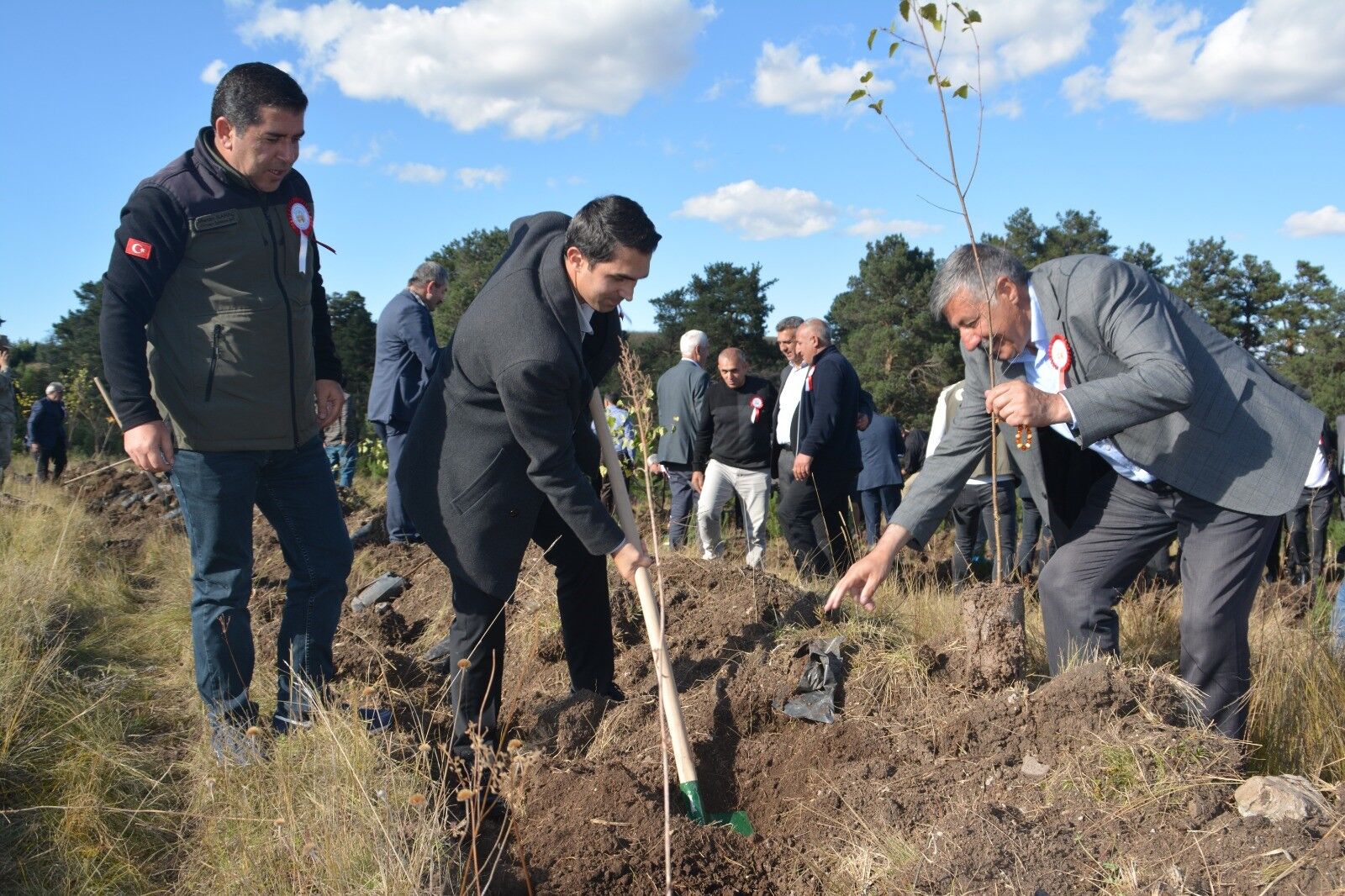 Sarıkamış Şehitleri Adına Fidanlar Toprakla Buluştu (3)