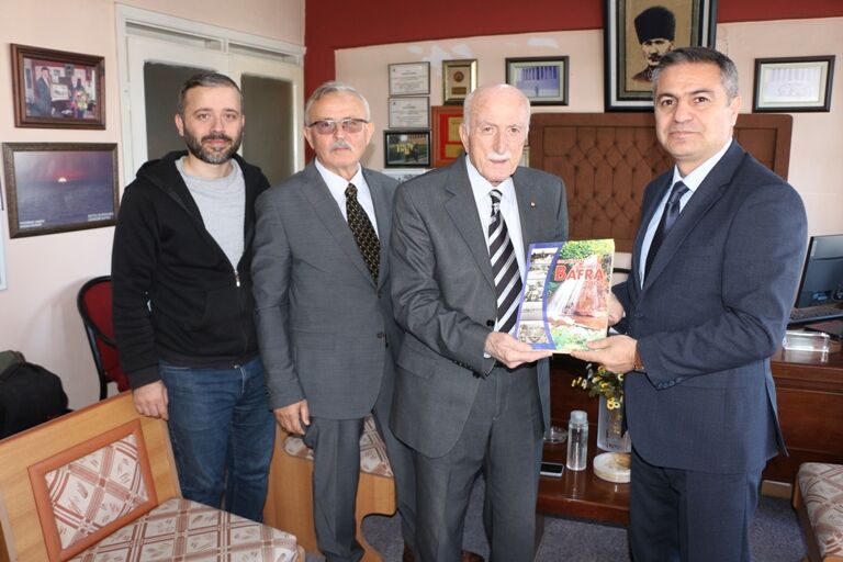 BAFRA KAYMAKAMI MUSTAFA ALTINPINAR’DAN BASIN MENSUPLARINA İADEİZİYARET-1
