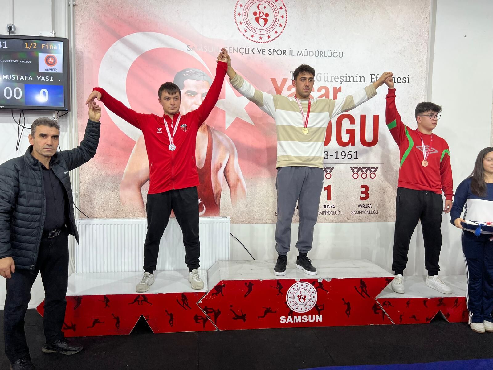 Okul Sporları Gençler Güreş İl Birinciliği Sona Erdi (4)