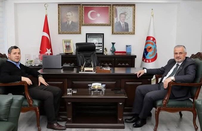 Alaçam Belediye Başkanı Ramazan Özdemir’den Başkan Kılıç’a Ziyaret