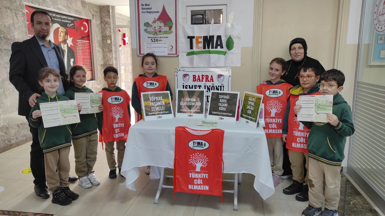 Bafra Tema Vakfı’ndan Bafra İsmet İnönü İlkokulu’na Sıfır Atık Ve Çevre Farkındalığı Etkinliği (5)