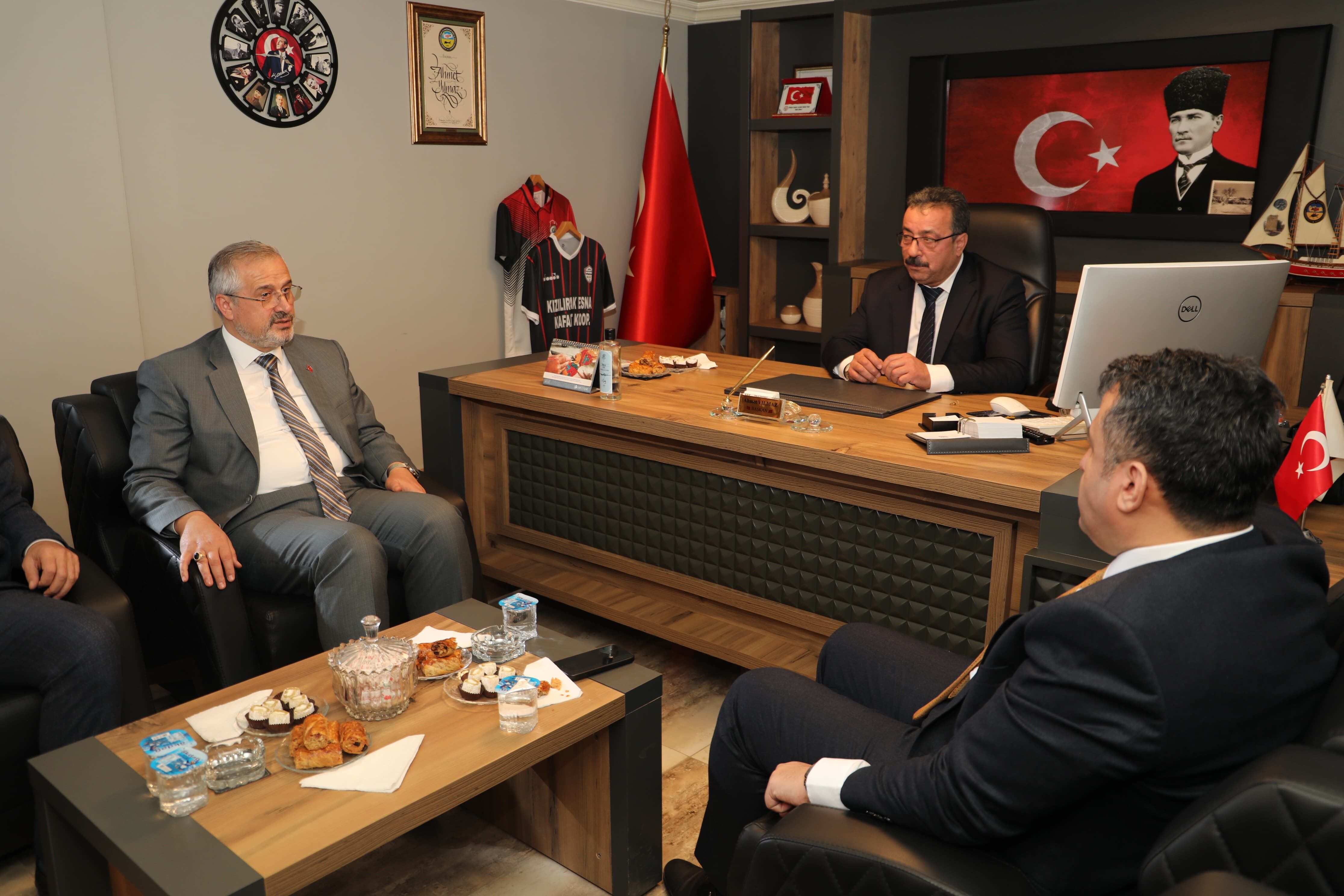 Başkan Halit Doğan’dan Bafra Kızılırmak Esnaf Kefalet Kooperatifi’ne Ziyaret (2)