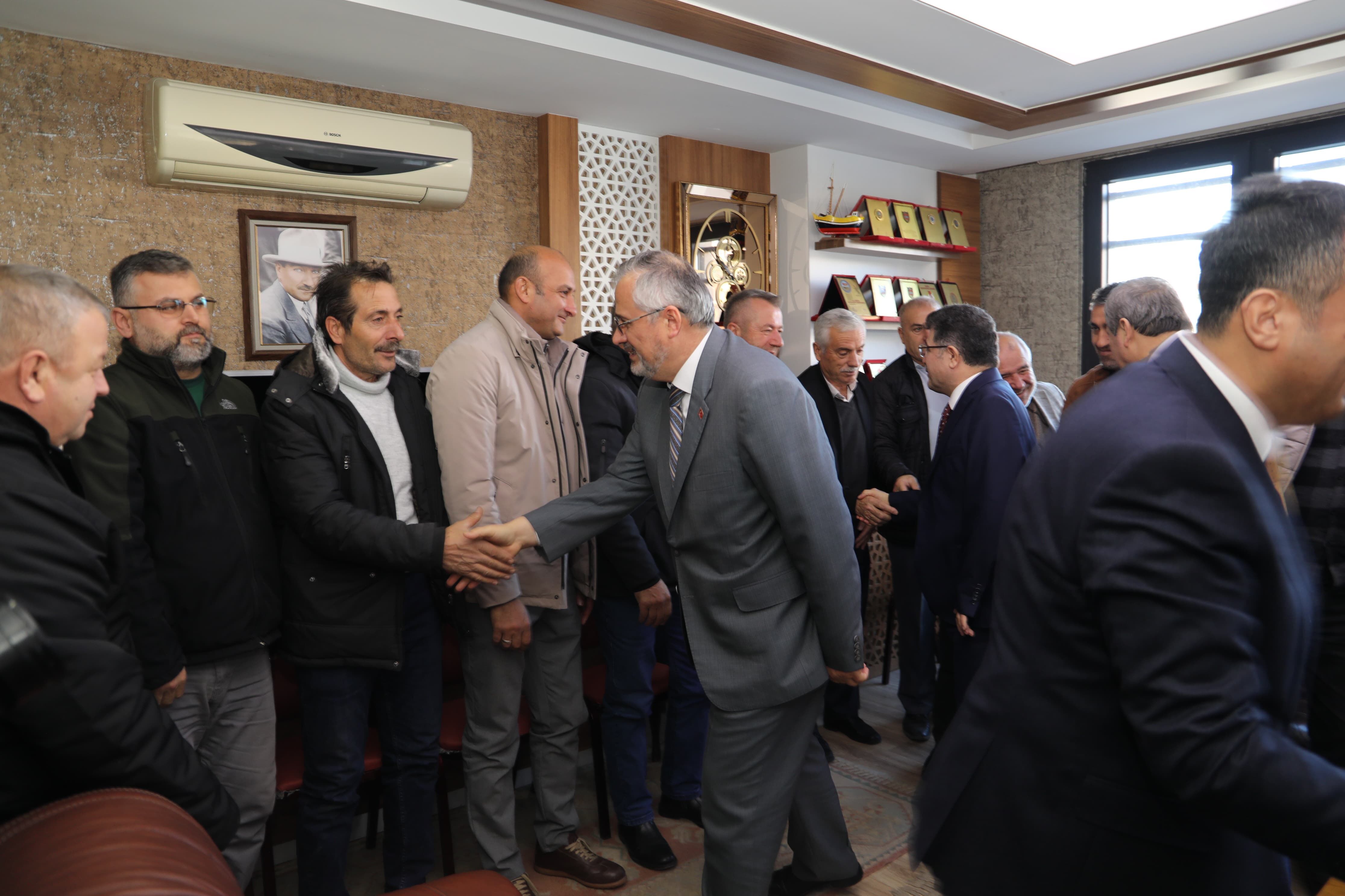 Başkan Halit Doğan’dan Bafra Şoförler Odası’na Ziyaret (5)