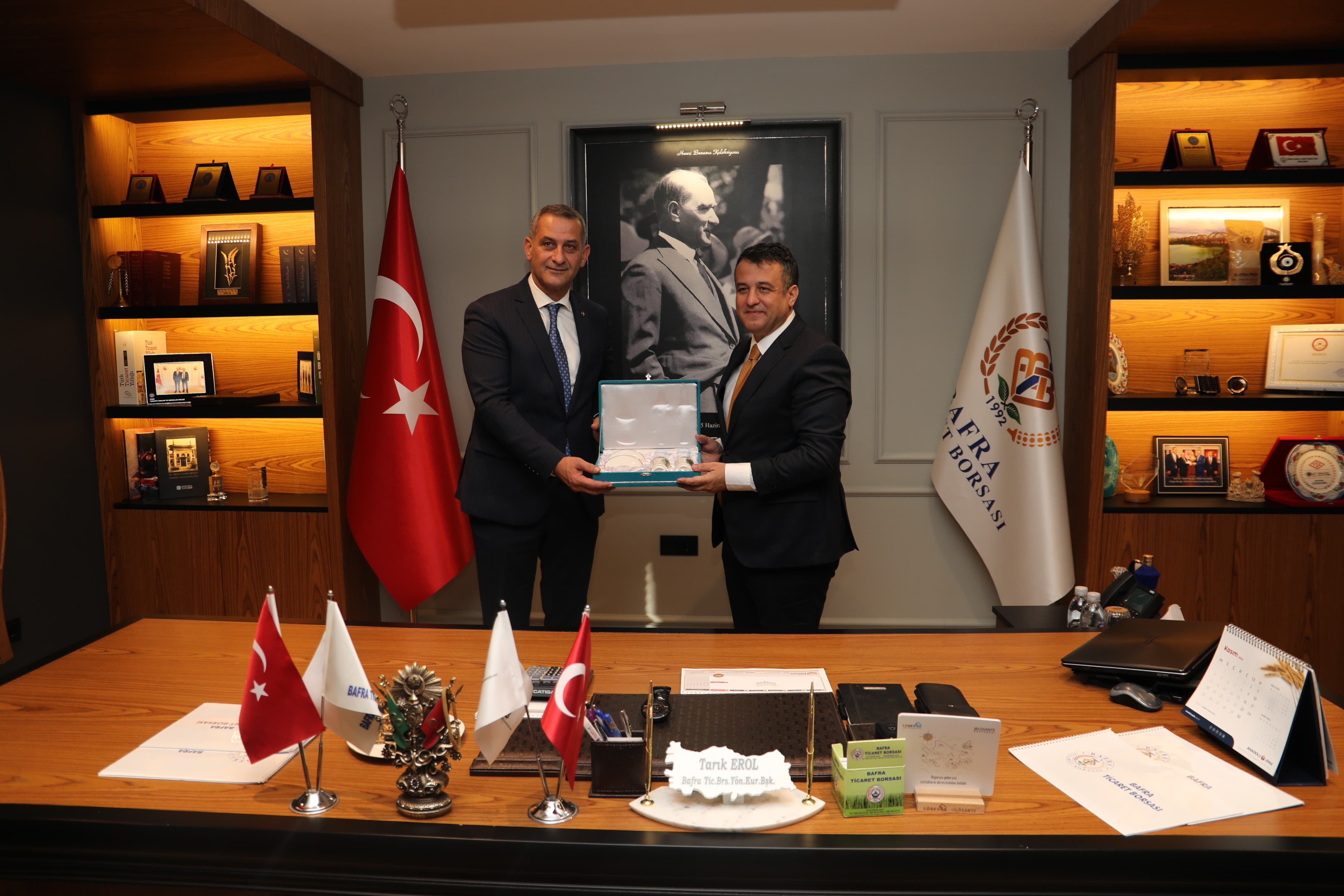 Başkan Halit Doğan’dan Bafra Ticaret Borsası’na Ziyaret (2)