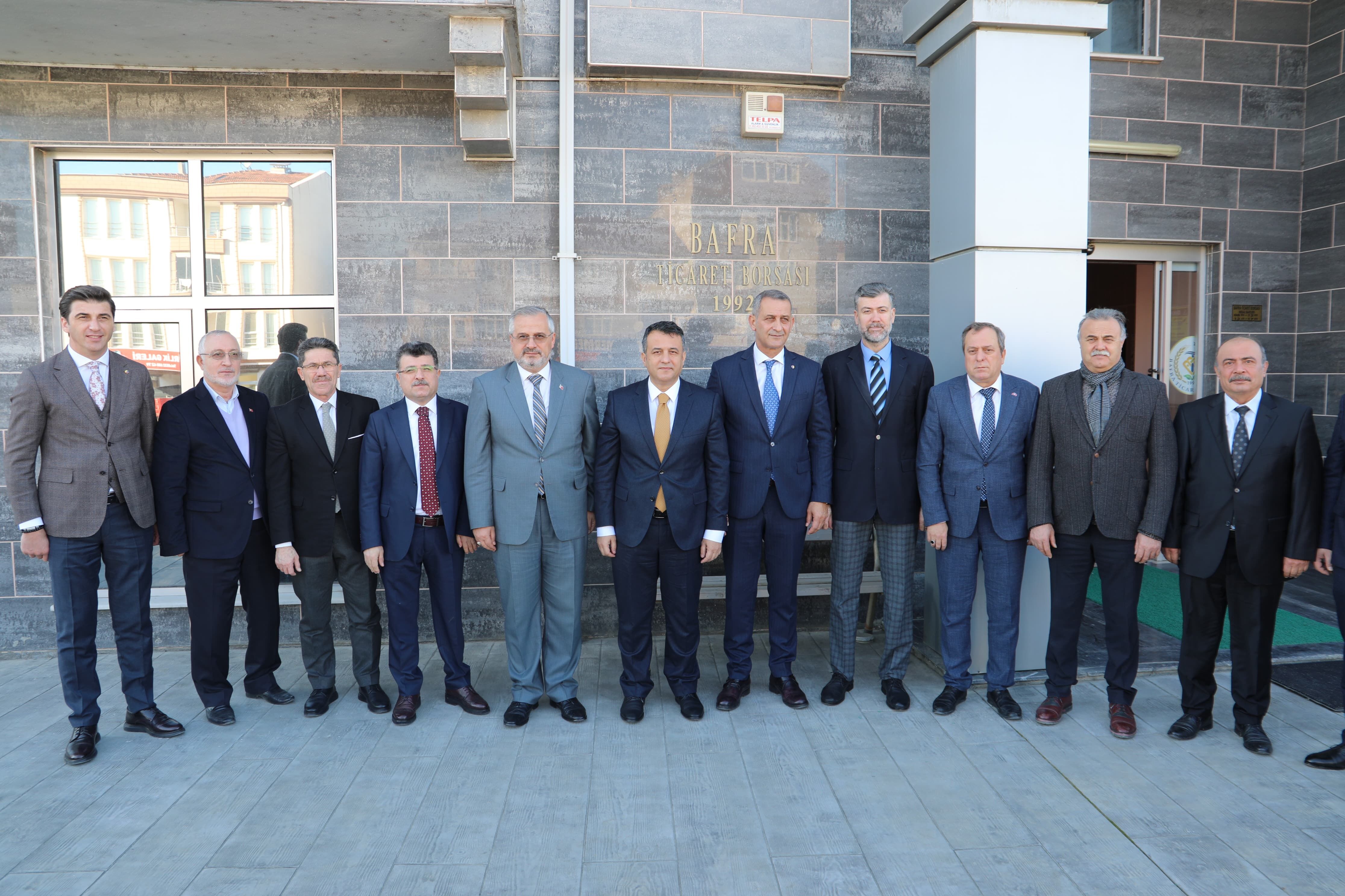 Başkan Halit Doğan’dan Bafra Ticaret Borsası’na Ziyaret (3)