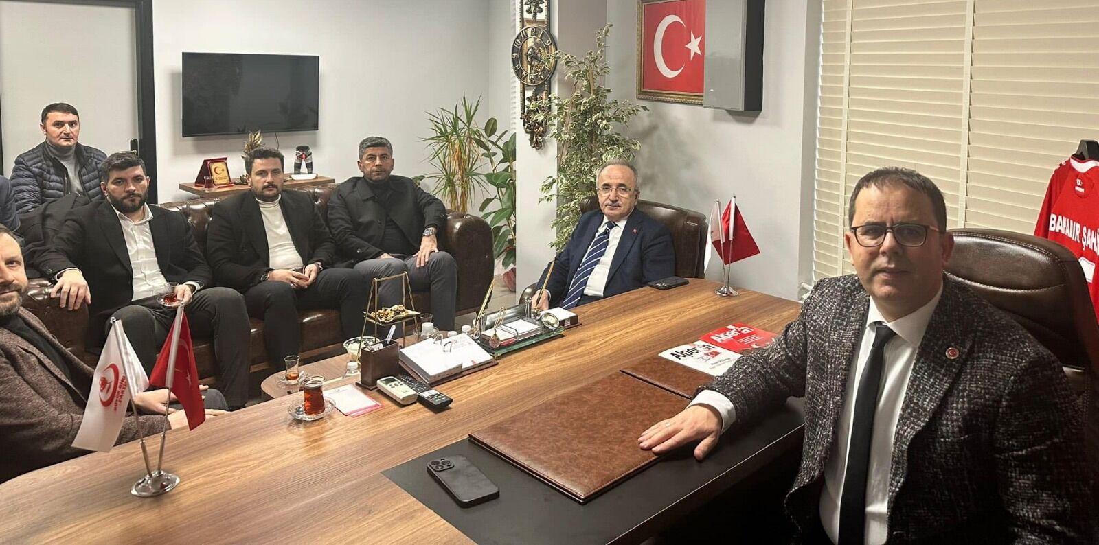 Başkan Köse'den Bbp Samsun İl Başkanı Bahadır Şahin’e Ziyaret 2