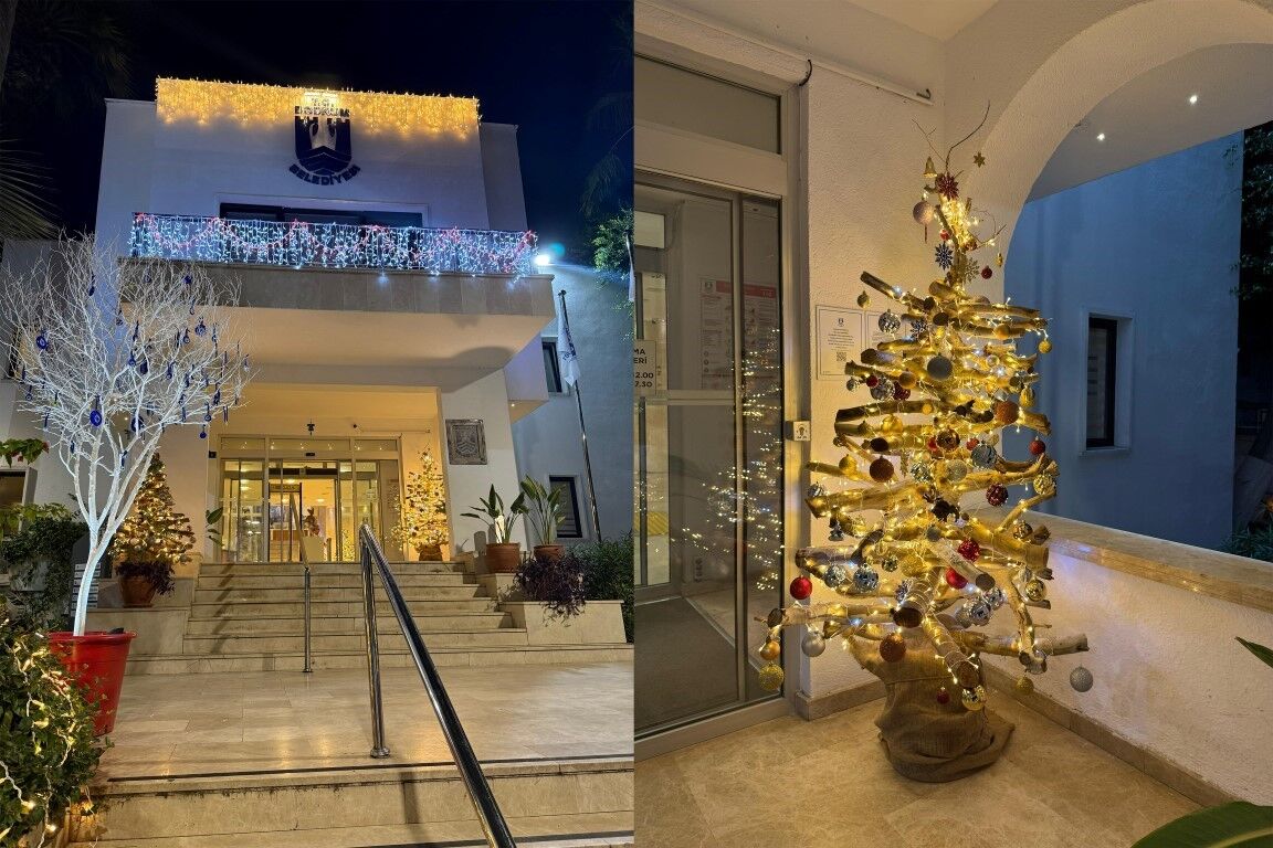 Bodrum Belediyesi’nden Geri Dönüşümle Yılbaşı Ağacı 2