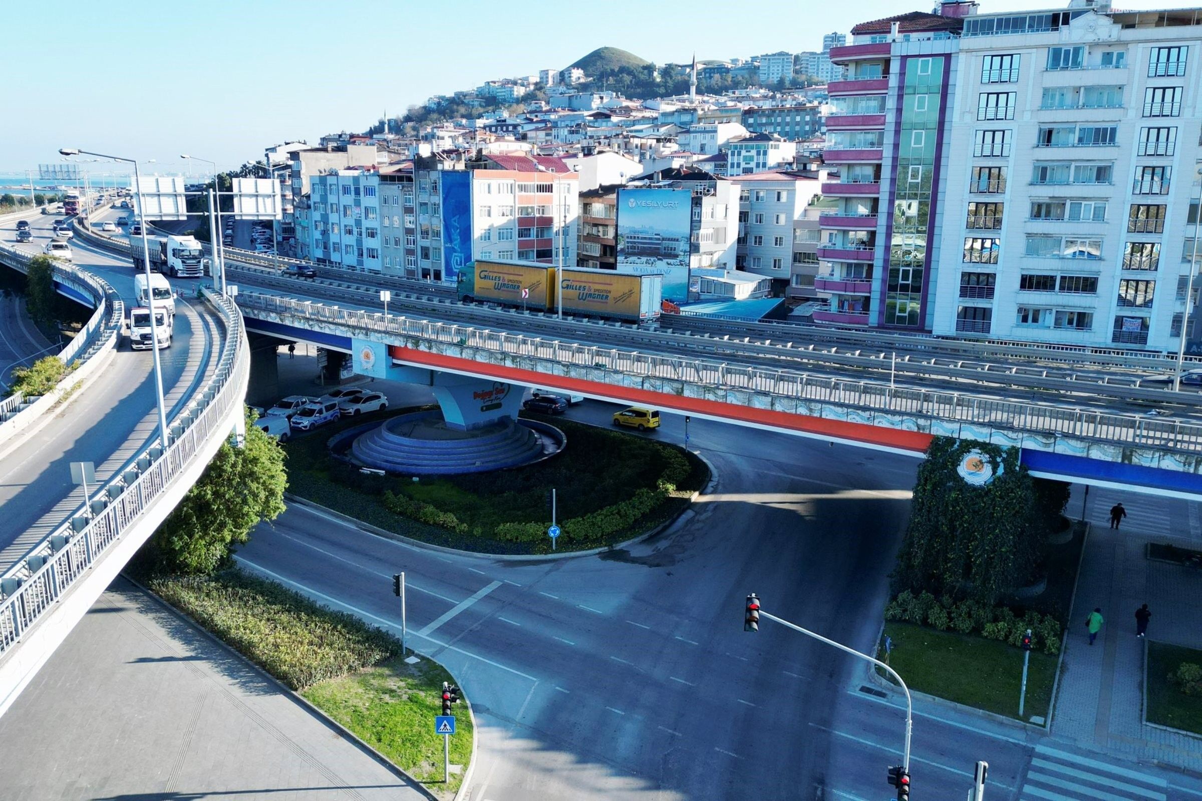 Canik Viyadüğü'nde Kırmızı Beyaz Heycanı (3)