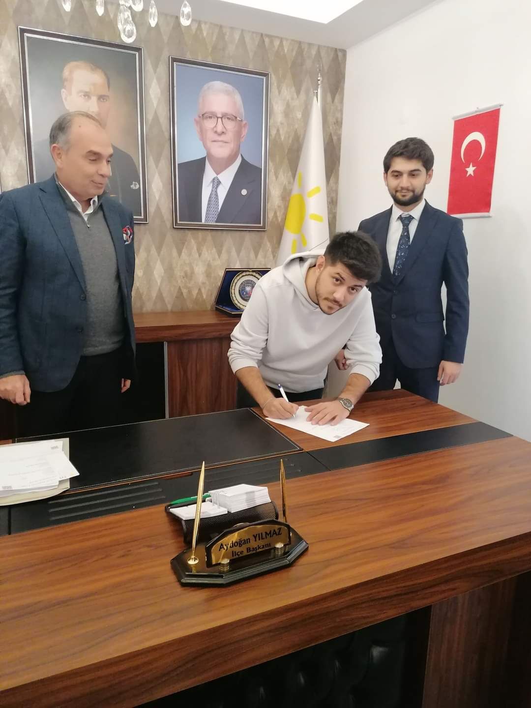 İyi̇ Parti Bafra Gençlik Kollarında Yeni Katılımlar-1