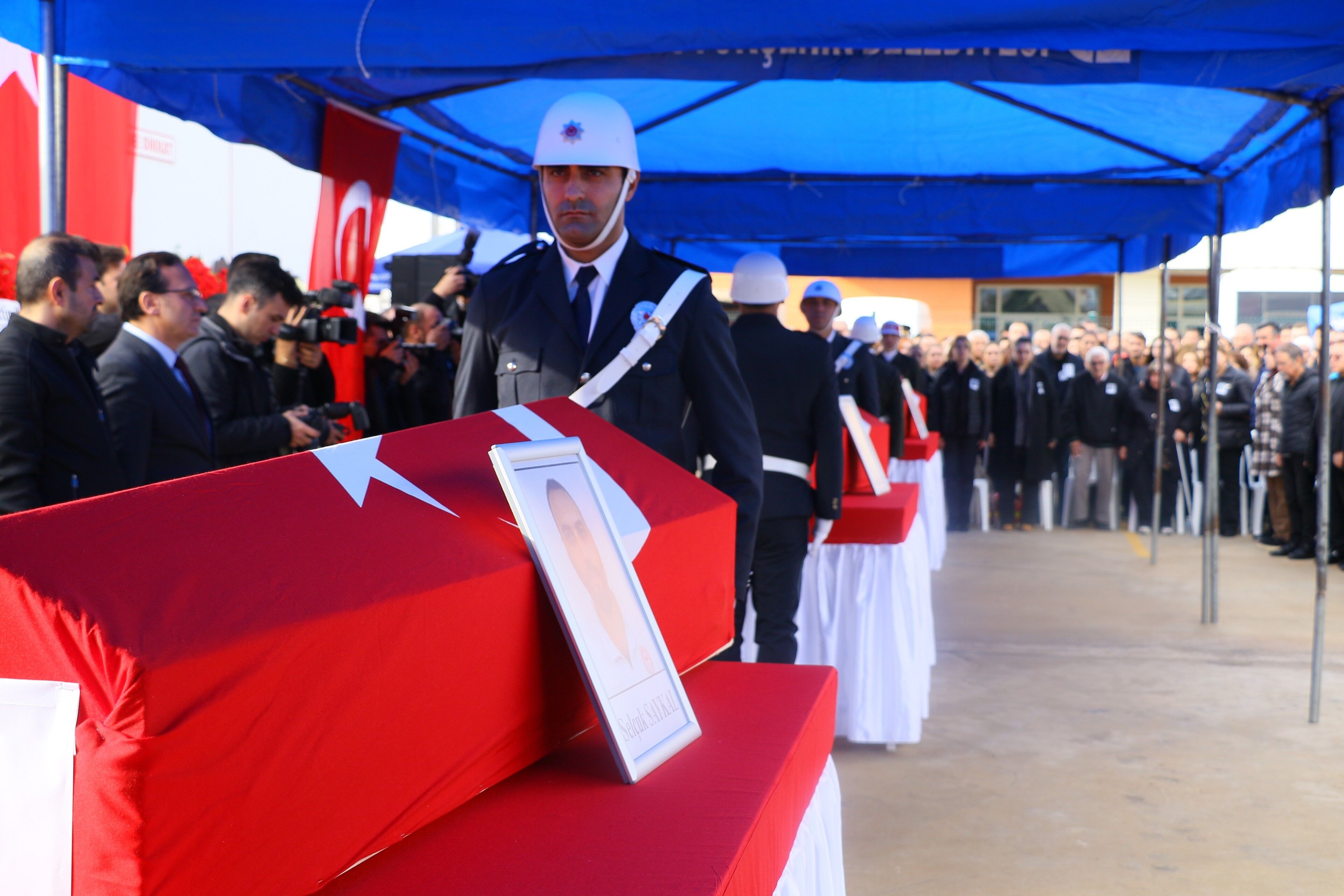 Muğla’daki Helikopter Kazası Şehitleri İçin Acı Veda (3)