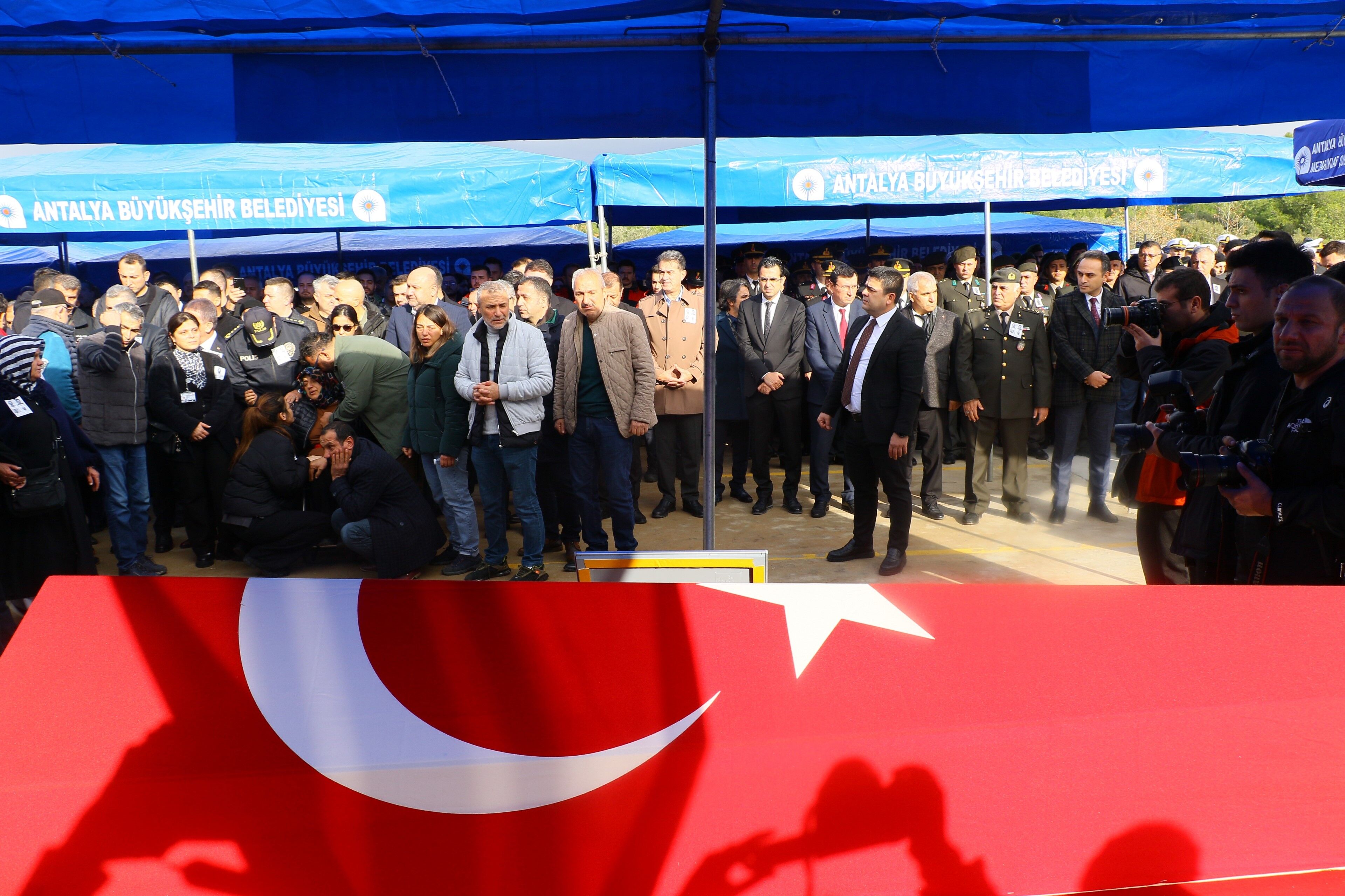 Muğla’daki Helikopter Kazası Şehitleri İçin Acı Veda (5)