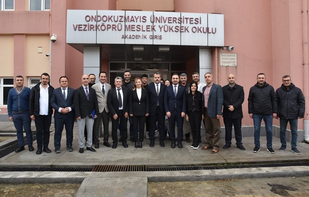 Omü Rektörü Prof. Dr. Fatma Aydın, Bölgesel Kalkınmaya Katkı İçin Meslek Yüksekokullarını Ziyaret Etti (1)