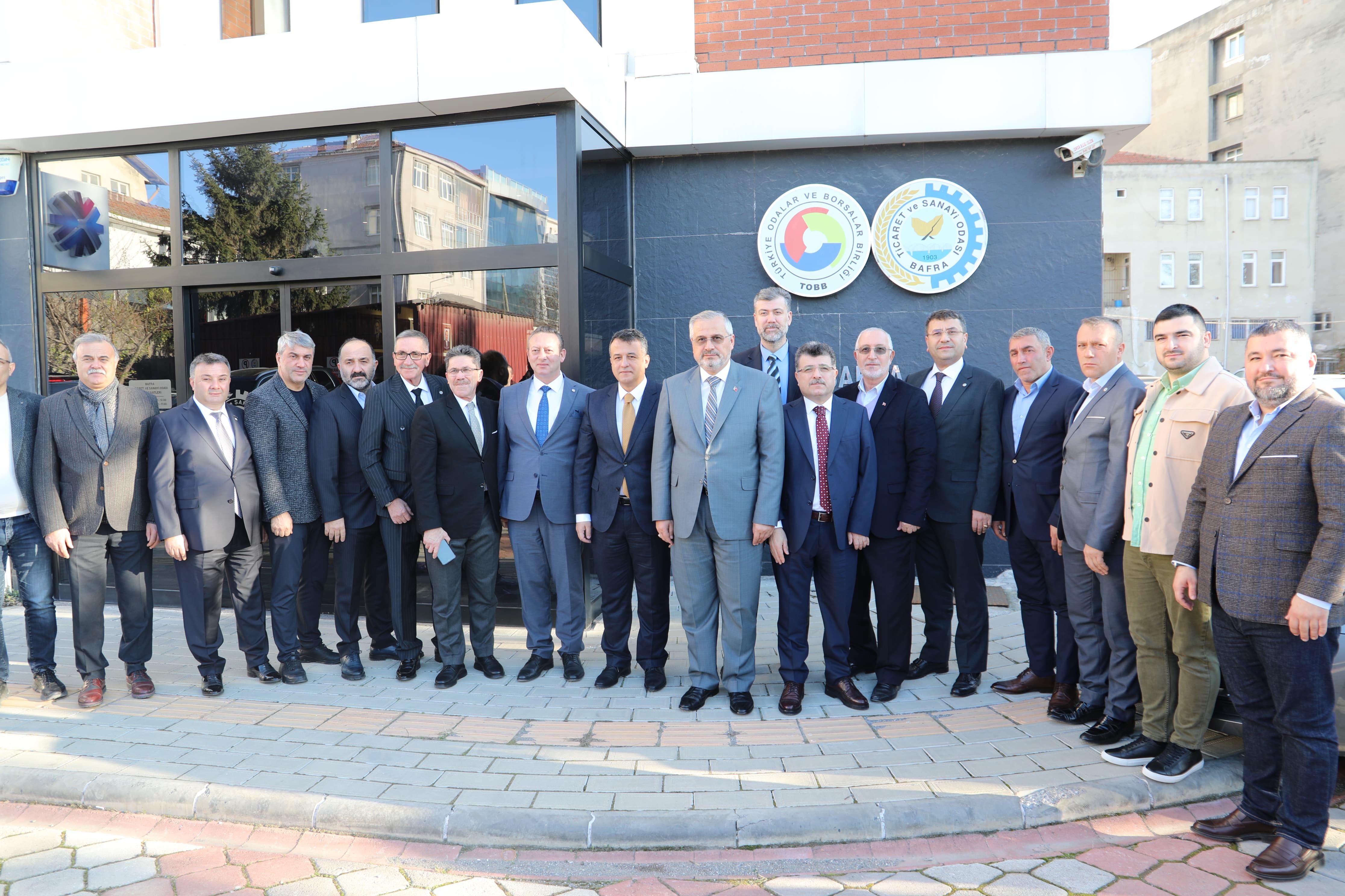 Samsun Büyükşehir Belediye Başkanı Halit Doğan’dan Bafra Ticaret Ve Sanayi Odası’na Ziyaret (7)