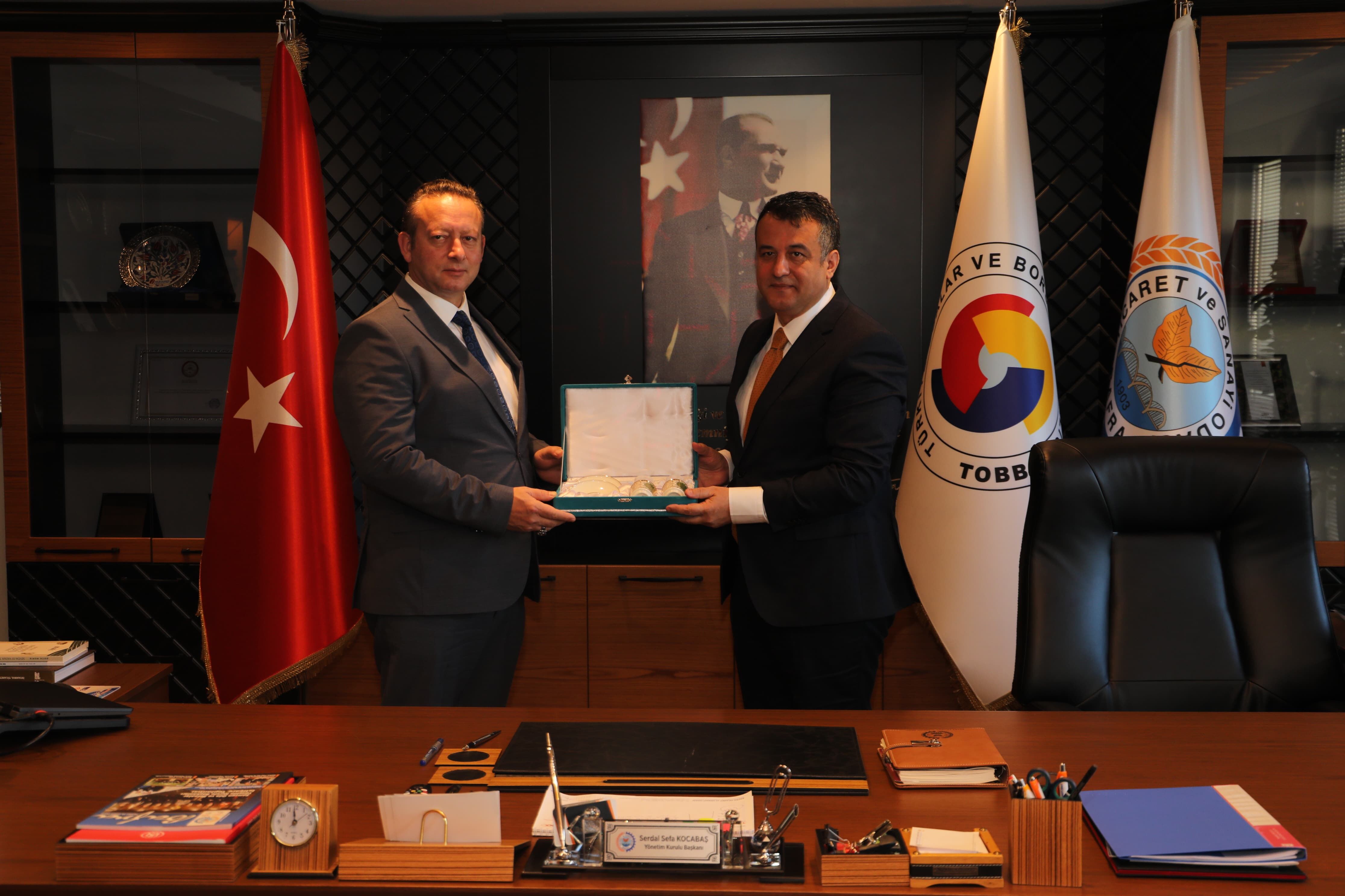 Samsun Büyükşehir Belediye Başkanı Halit Doğan’dan Bafra Ticaret Ve Sanayi Odası’na Ziyaret