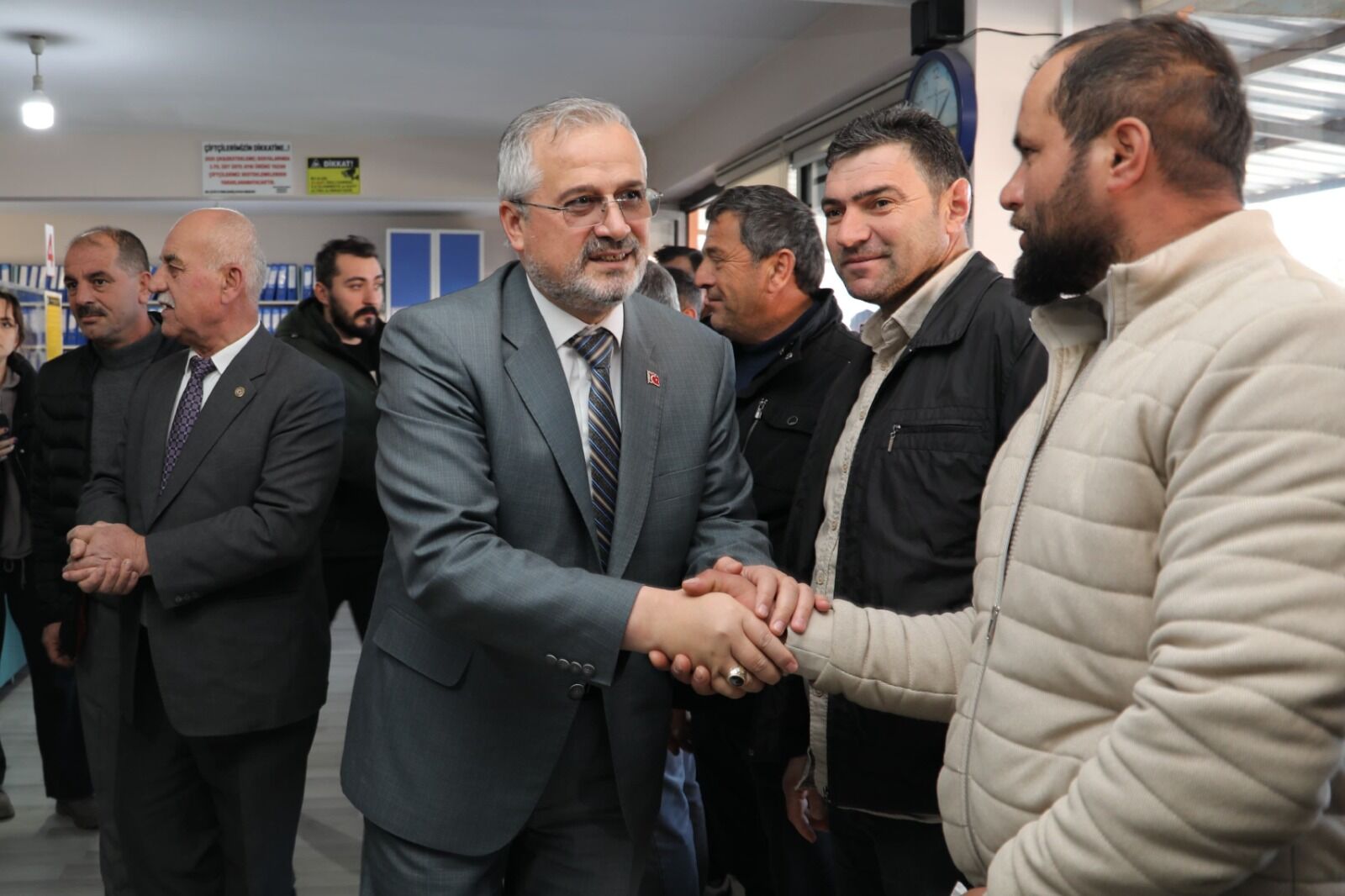 Samsun Büyükşehir Belediye Başkanı Halit Doğan’dan Bafra Ziraat Odası’na Ziyaret (1)