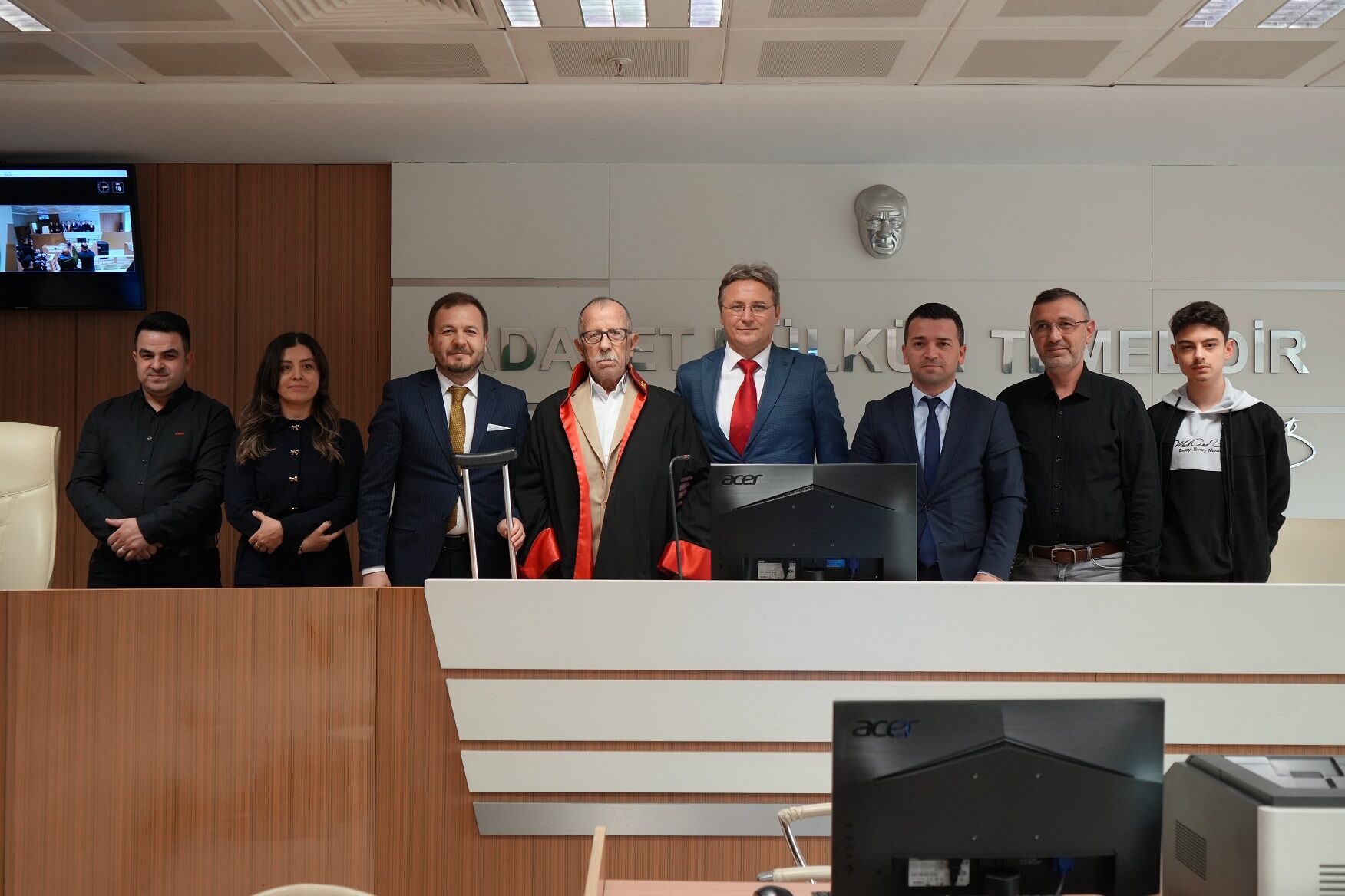 Samsun'da 87 Yaşındaki Naci Amca Hakimlik Hayalini Gerçekleştirdi