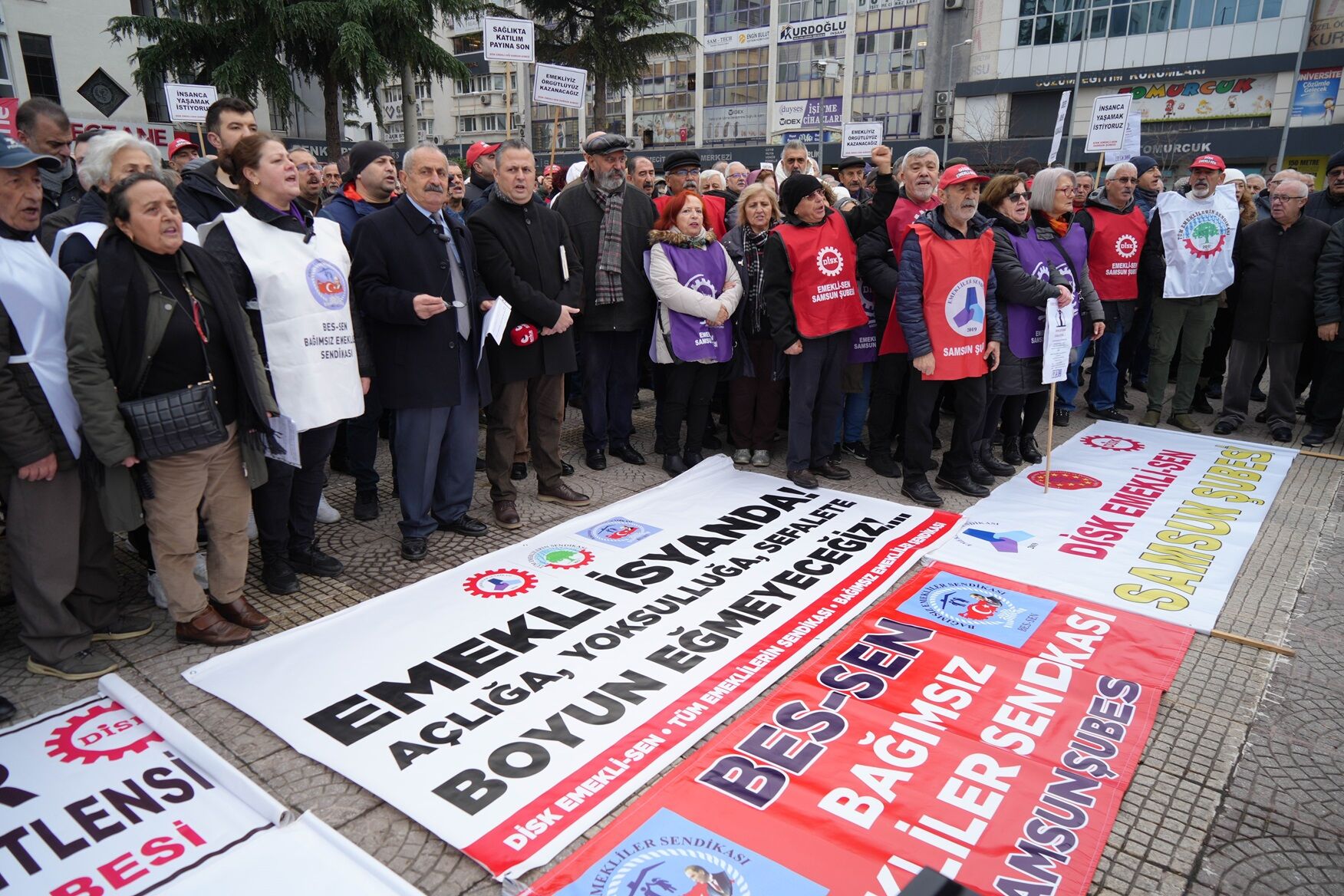 Samsun’da Emeklilerin İsyanı (5)