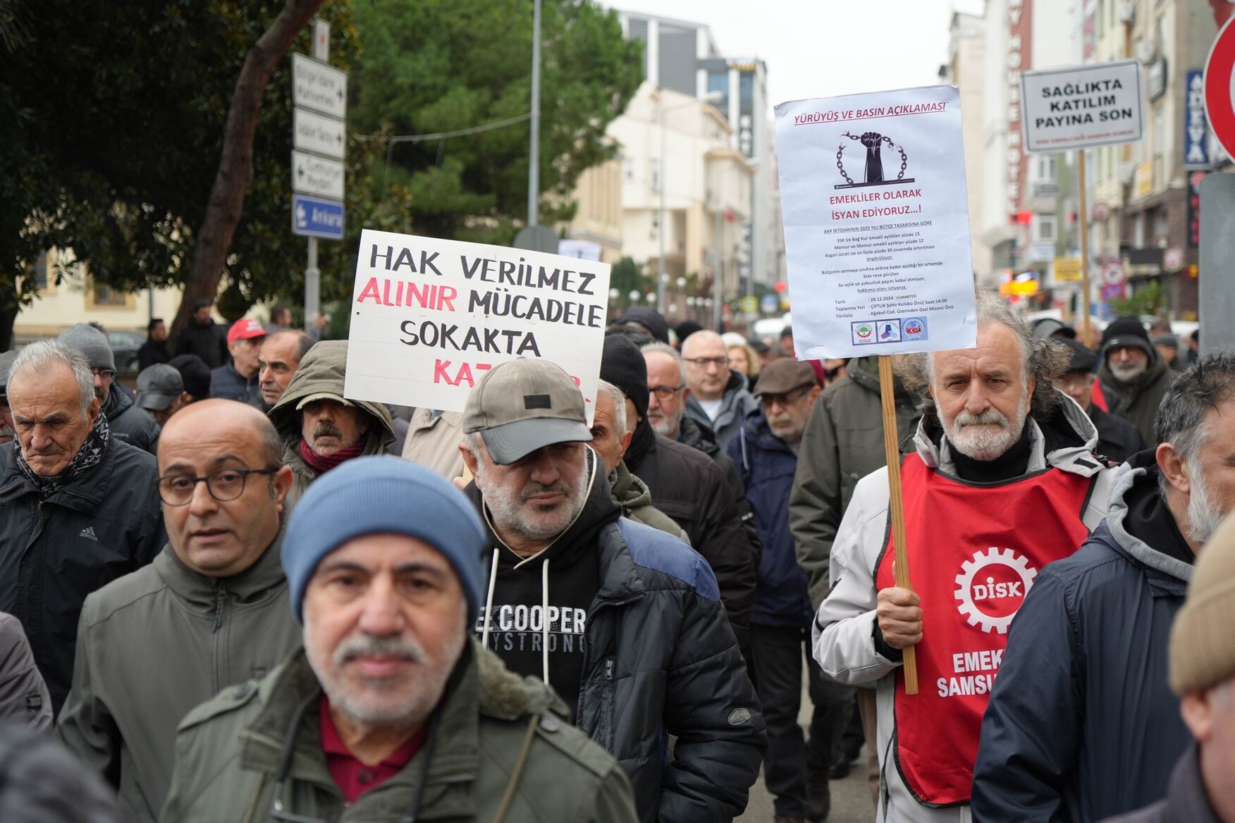 Samsun’da Emeklilerin İsyanı (6)