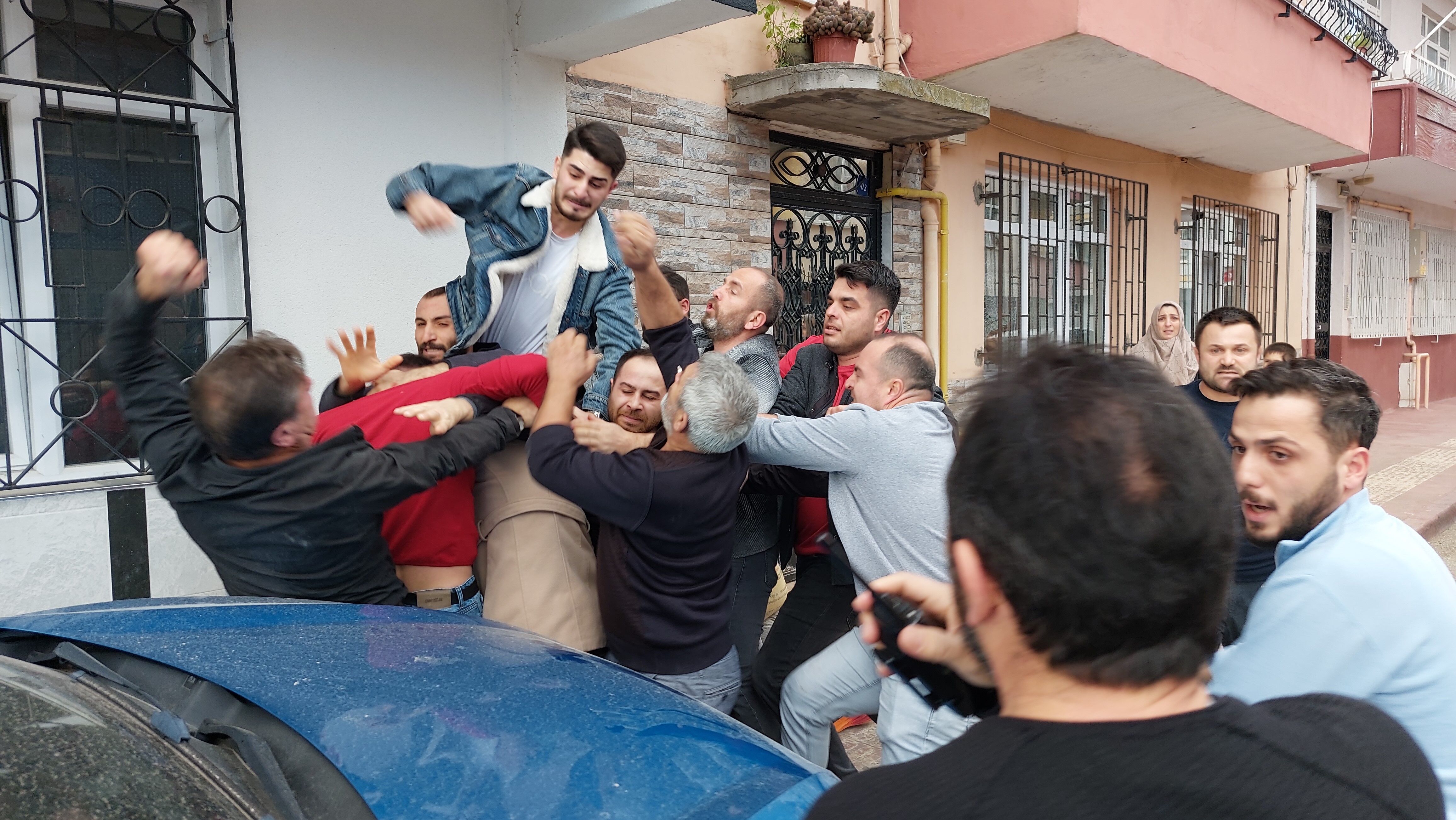Samsun’da Gergi̇nli̇k Tirmandi Si̇lahli Saldiri Ve Toplu Kavga! (1)-1