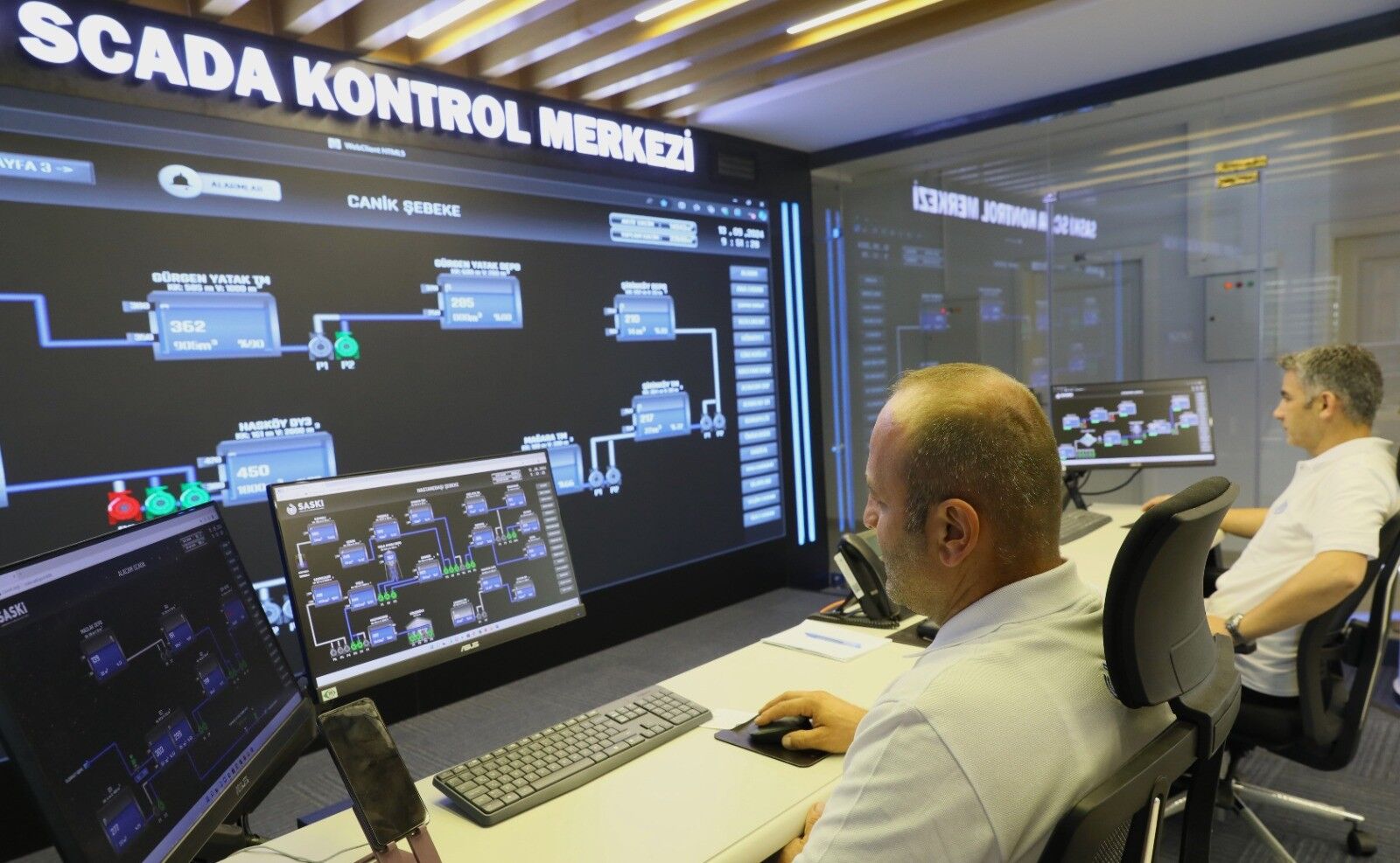 Samsun’da İçme Suyu Kontrolü Scada Sistemiyle 724 Takipte (3)
