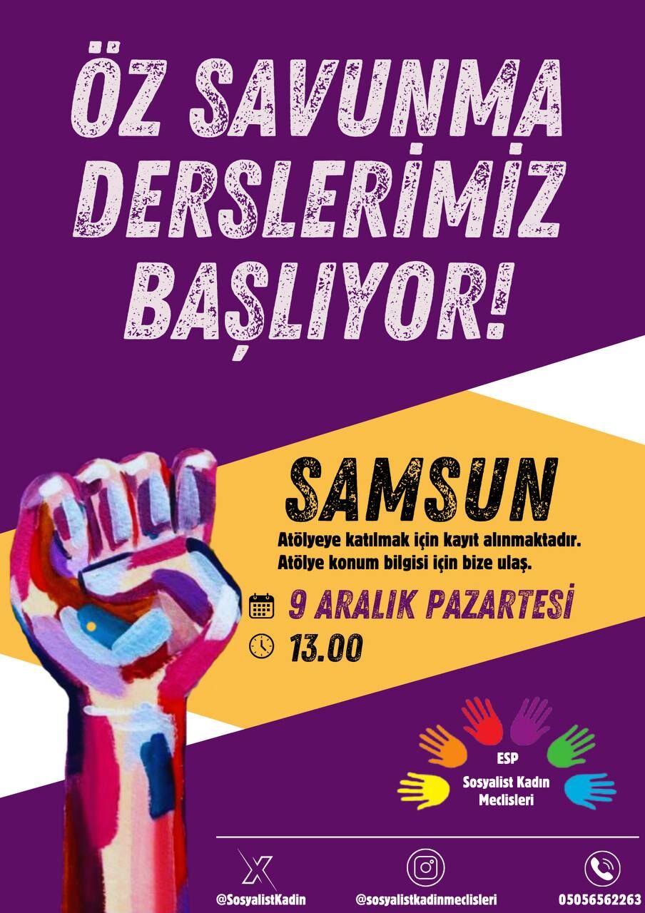 Samsun'da Kadınlara Öz Savunma Dersi (2)