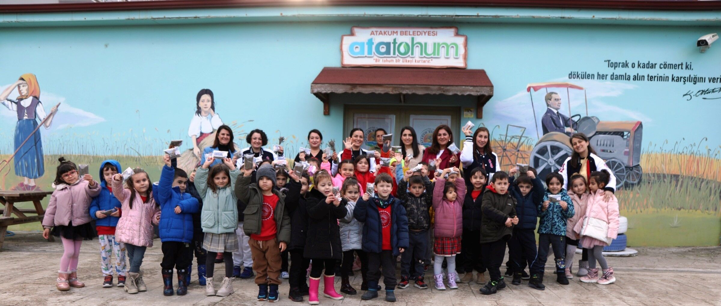 Samsun'da Minik Eller Ata Tohumlarıyla Buluştu! (4)