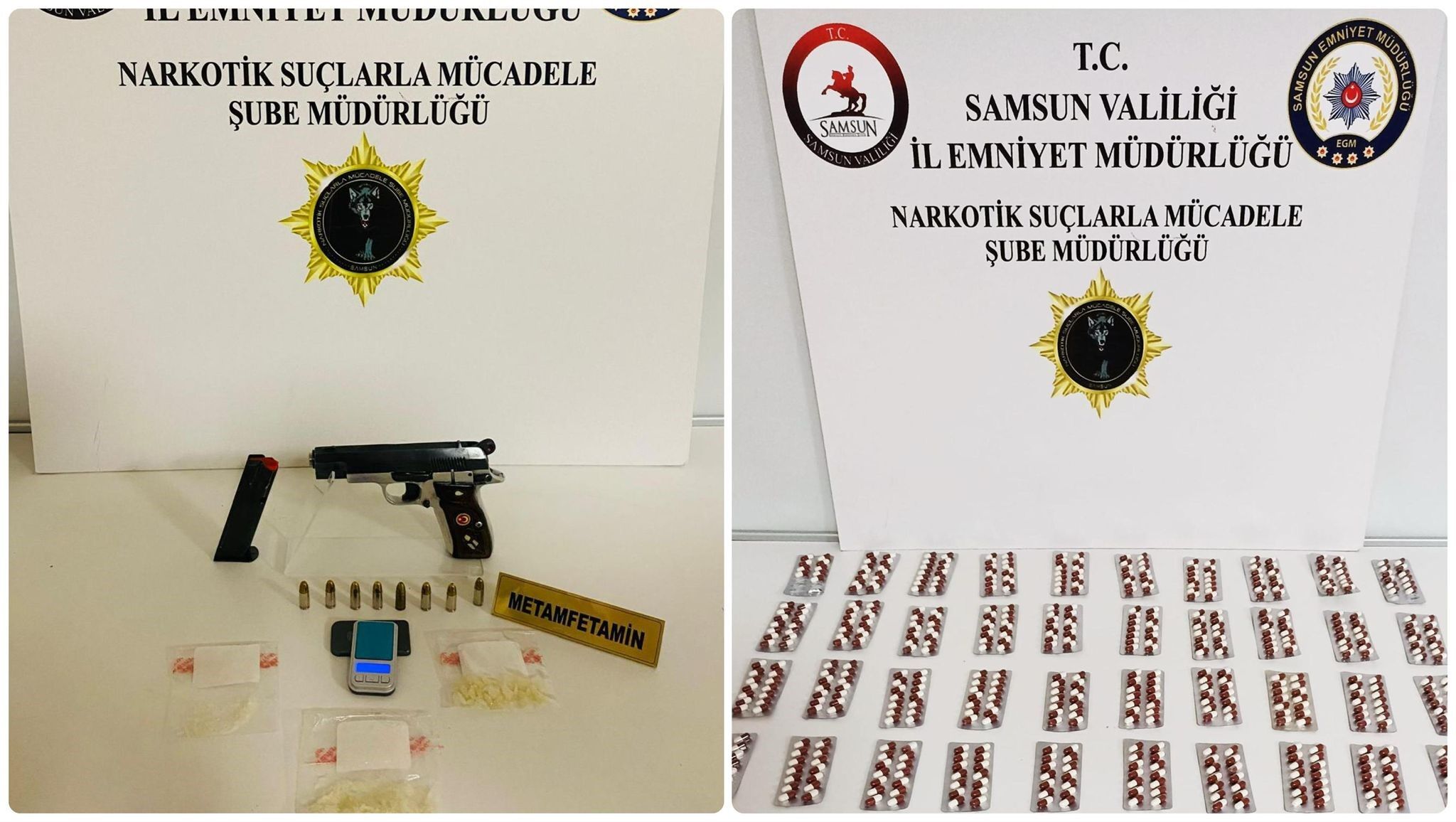 Samsun’da Zehir Tacirlerine Darbe Uyuşturucu Ve Silah Ele Geçirildi! (2)