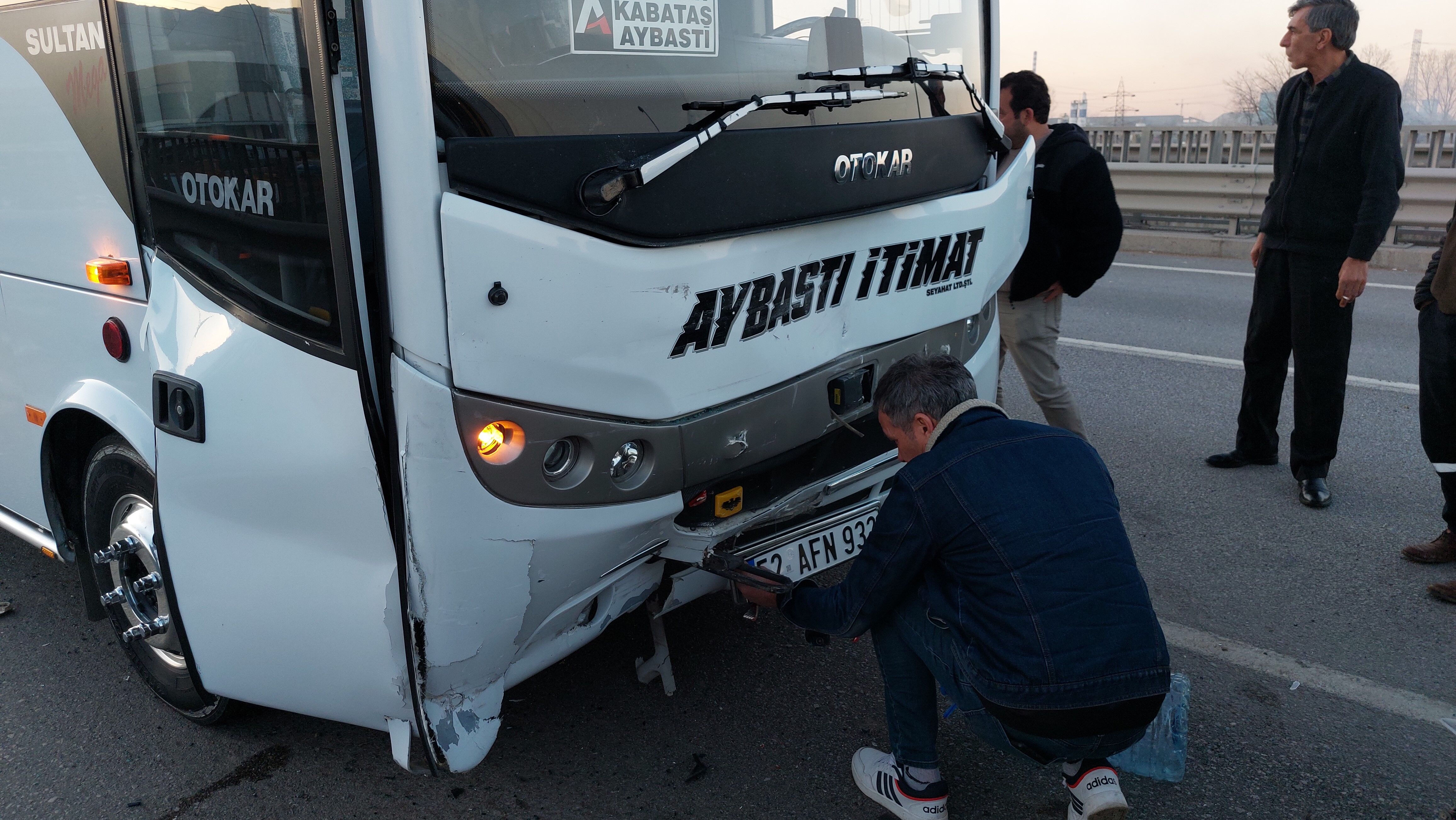 Samsun'da Zincirleme Kaza 2 Yaralı (8)