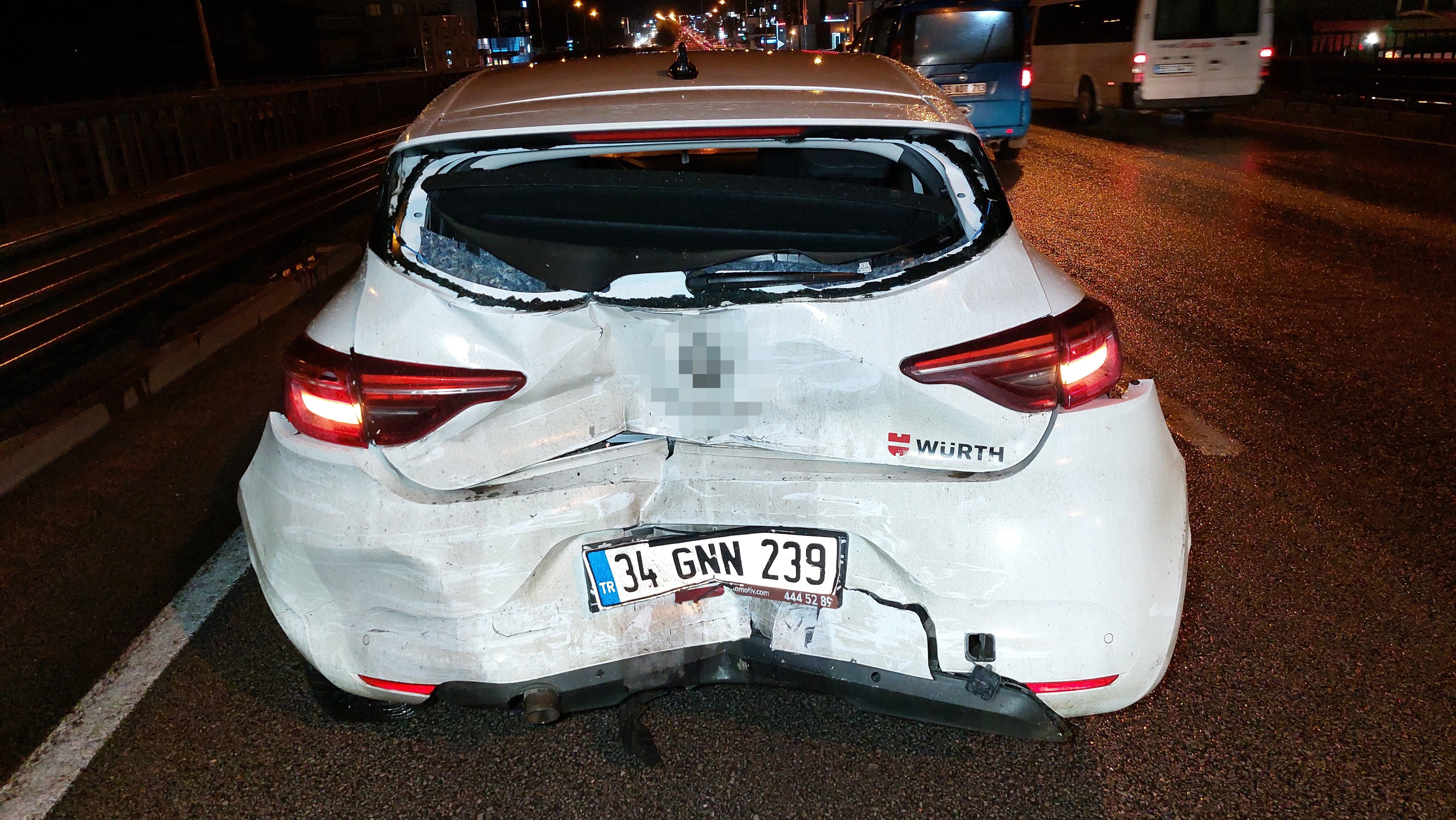 Samsun'da Zincirleme Kaza 3 Yaralı (2)