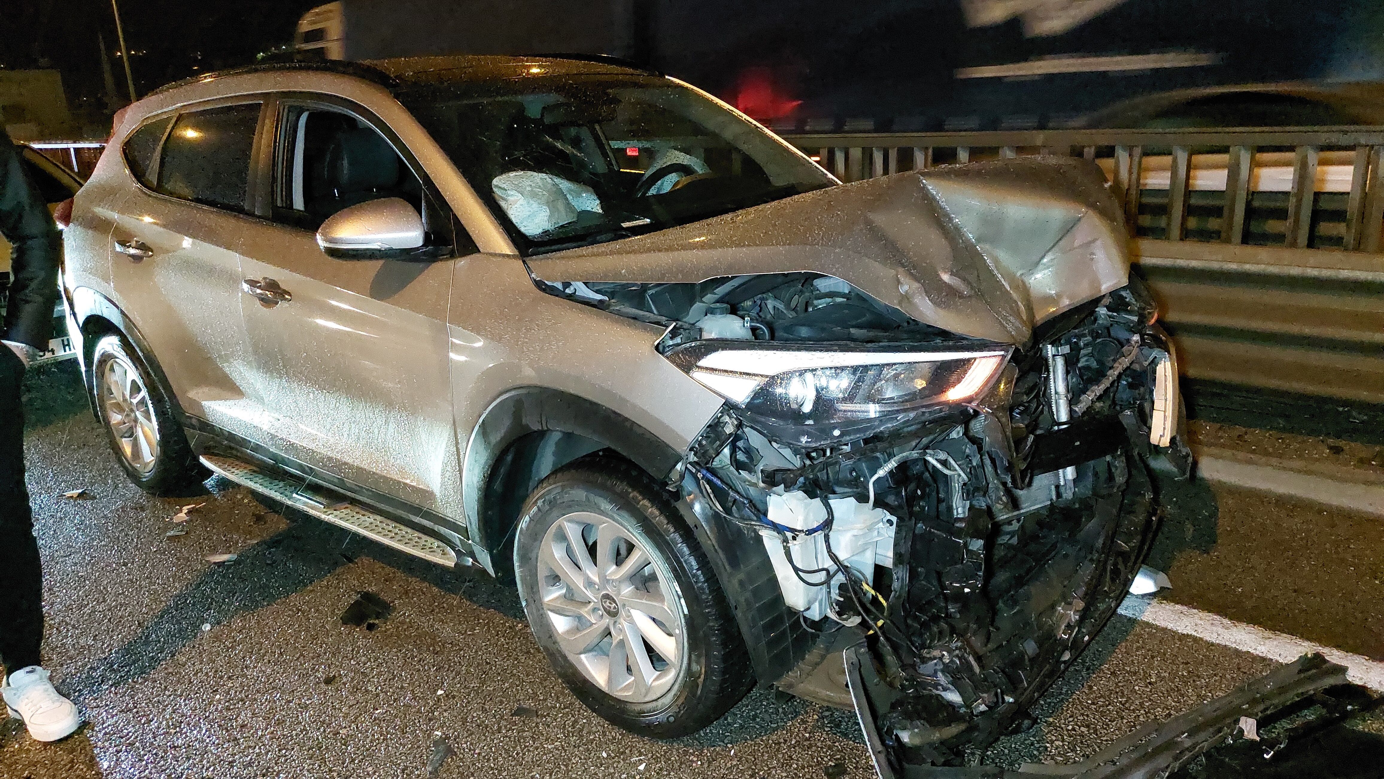 Samsun'da Zincirleme Kaza 3 Yaralı (4)