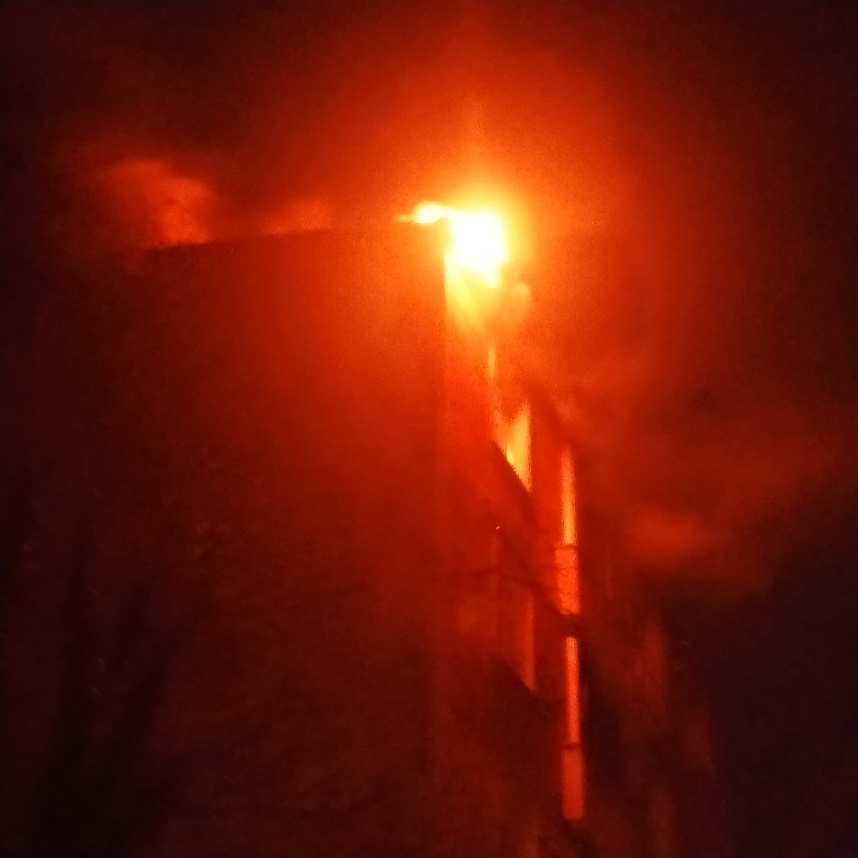 Sinop'ta Apartman Çatısında Yangın (1)